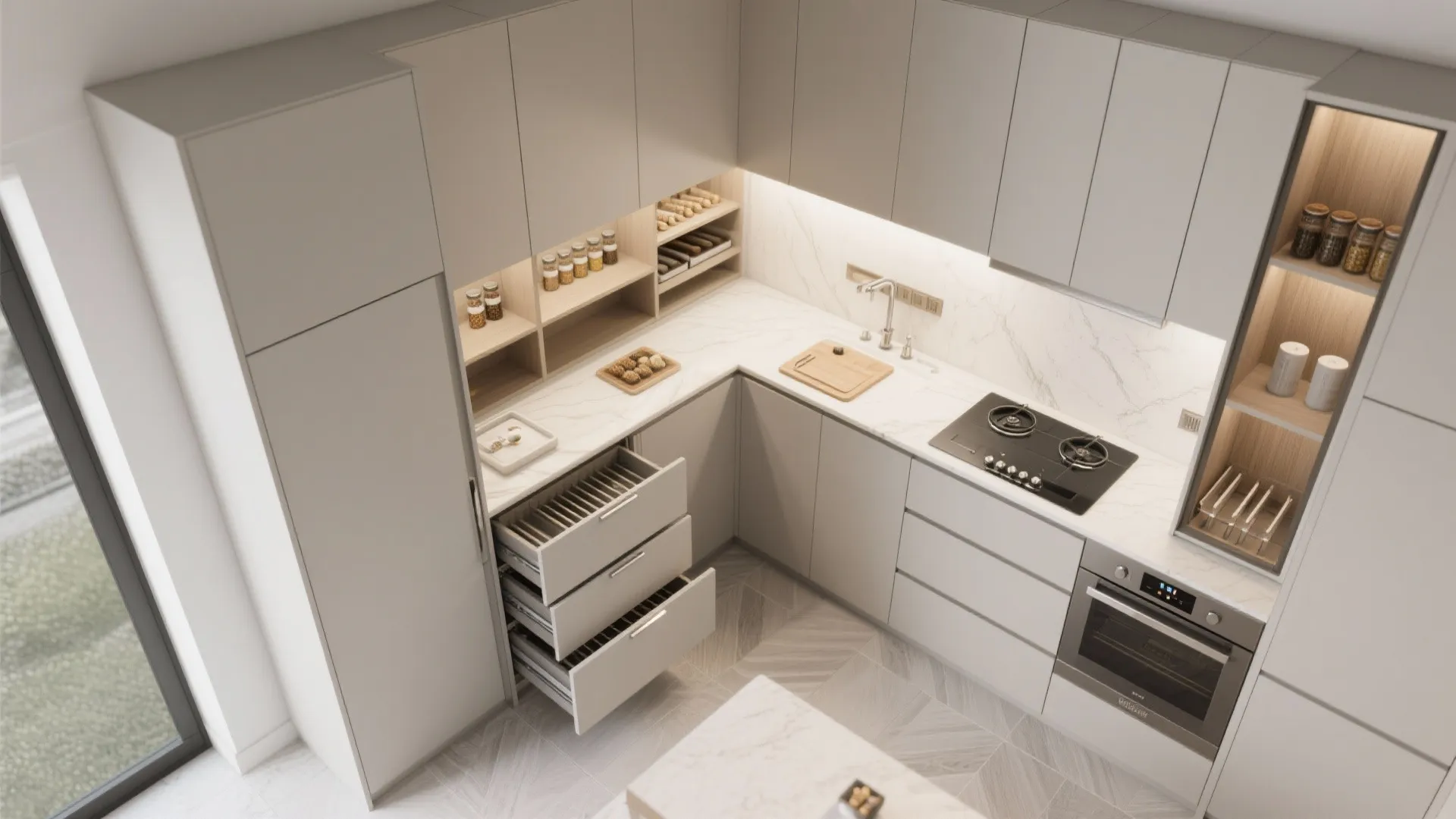 Minimalist Kitchen Storage That Feels Luxe
