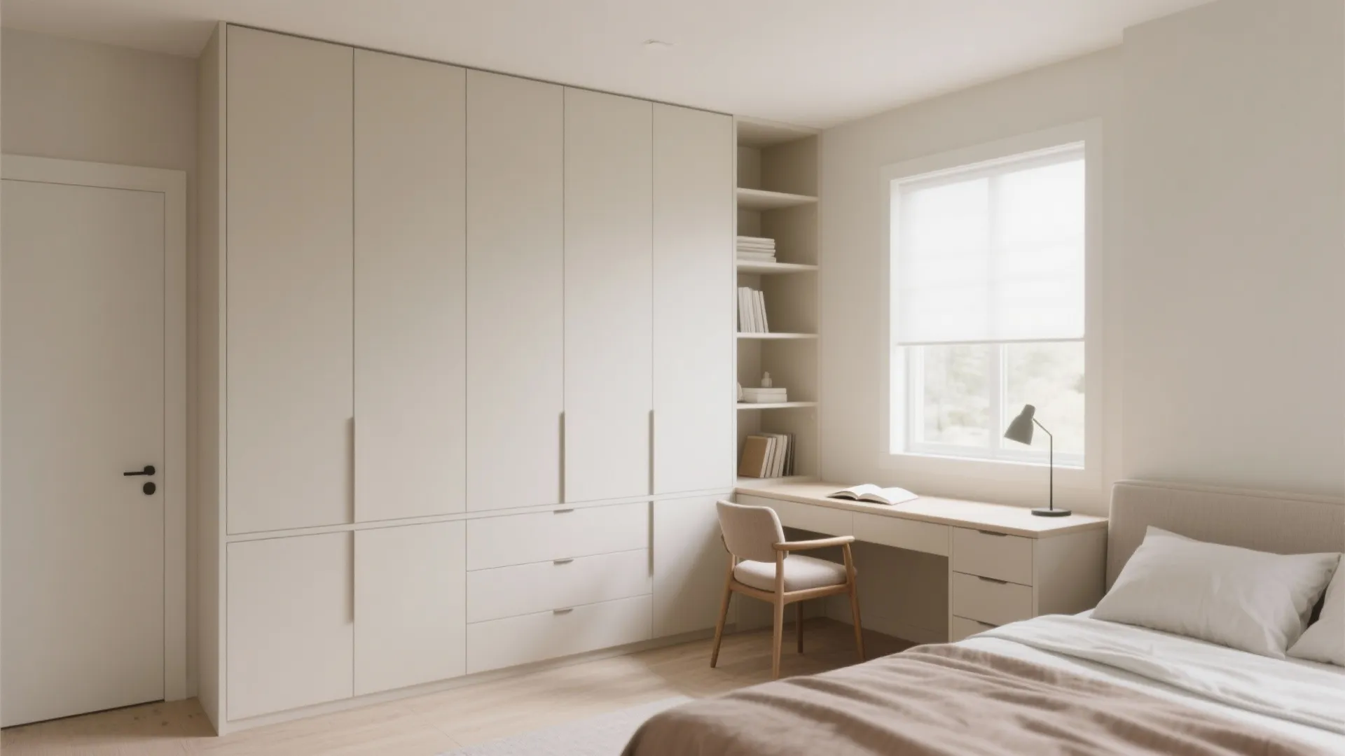 Minimalist storage wall