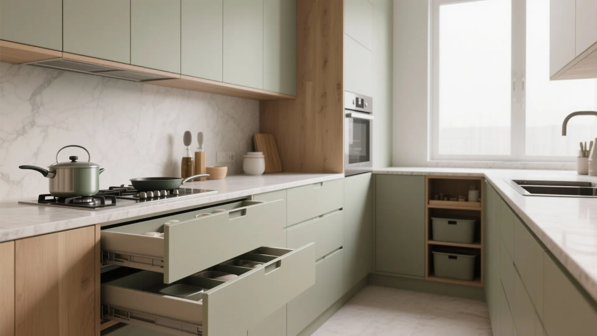 Minimalist Kitchen Storage