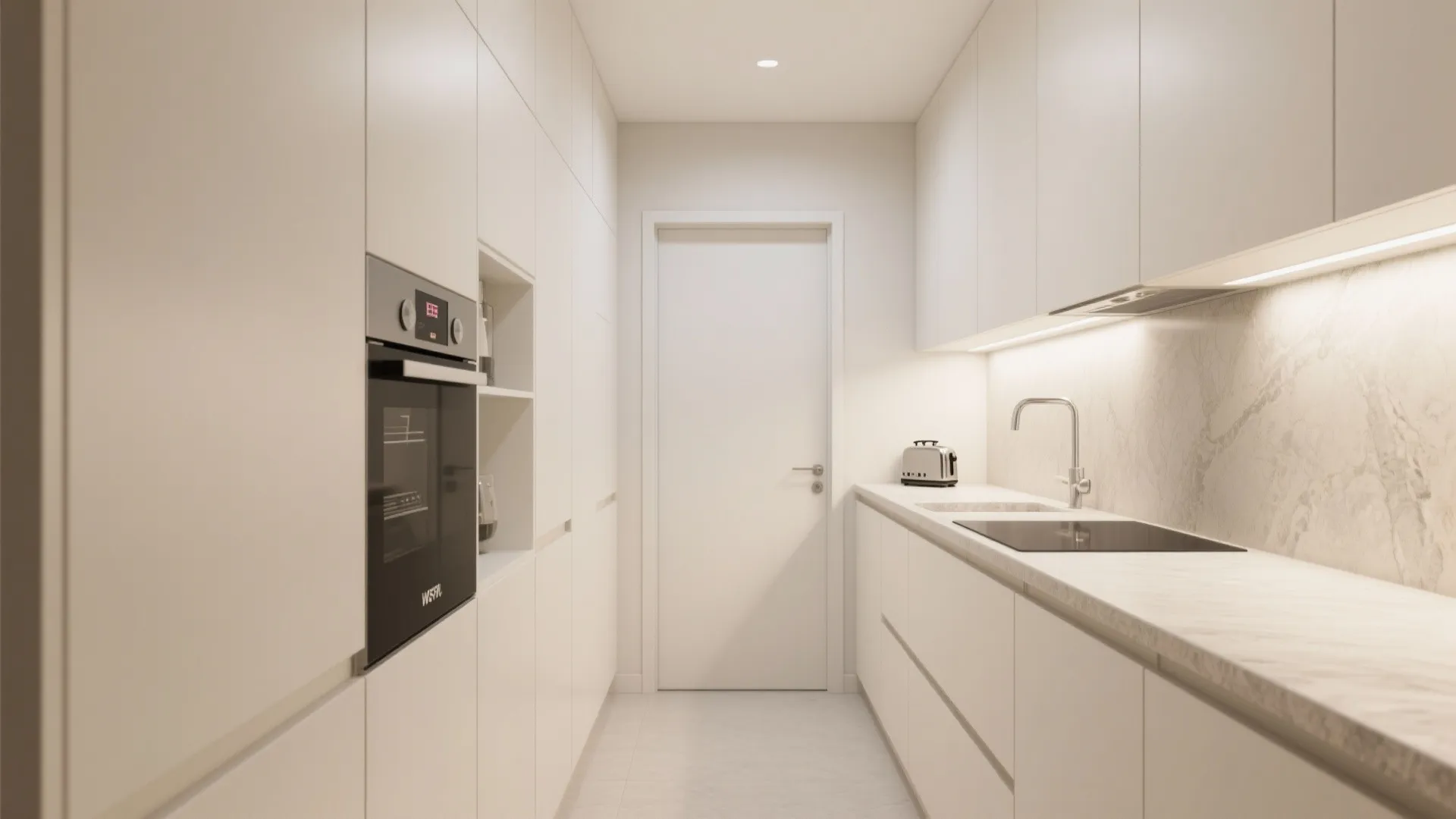 Minimalist storage that hides visual noise