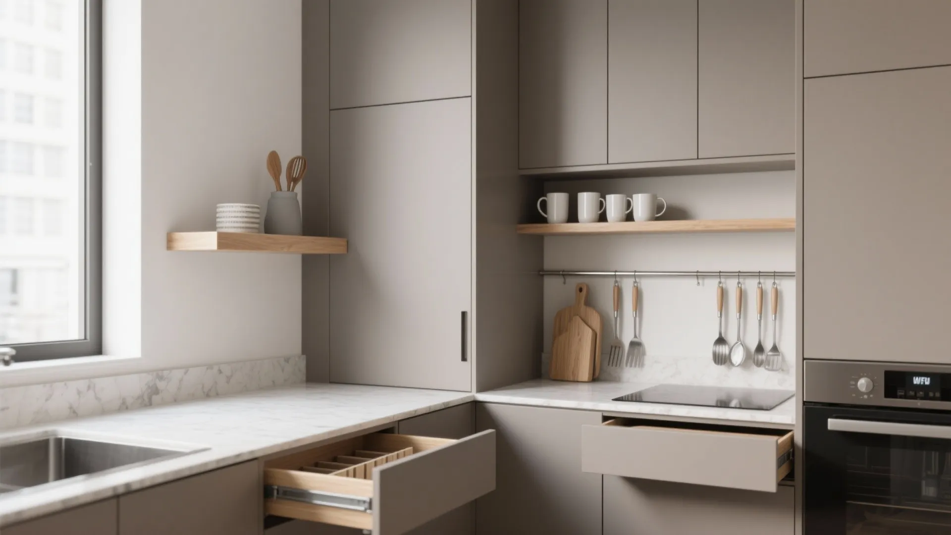 Minimalist Kitchen Storage
