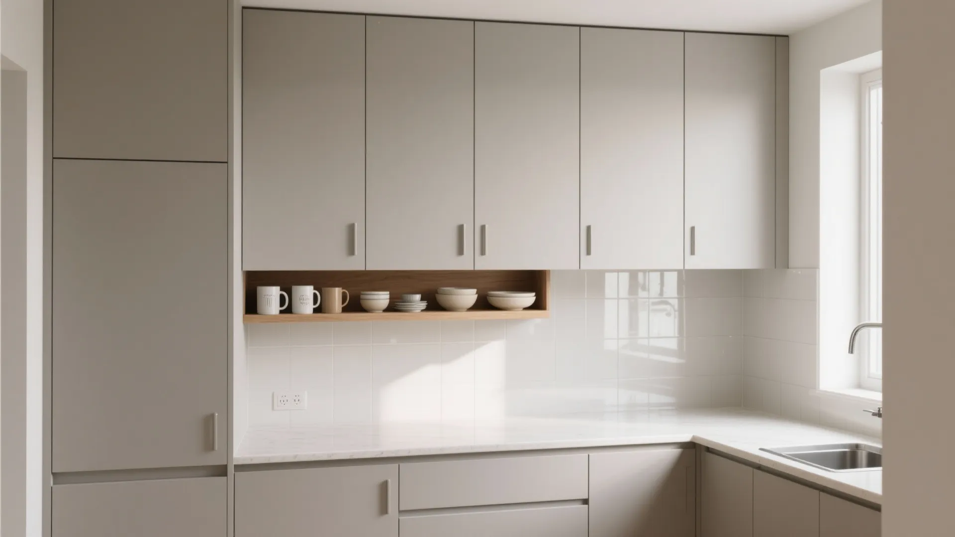 Minimalist Kitchen Storage That Doesn’t Feel Cold