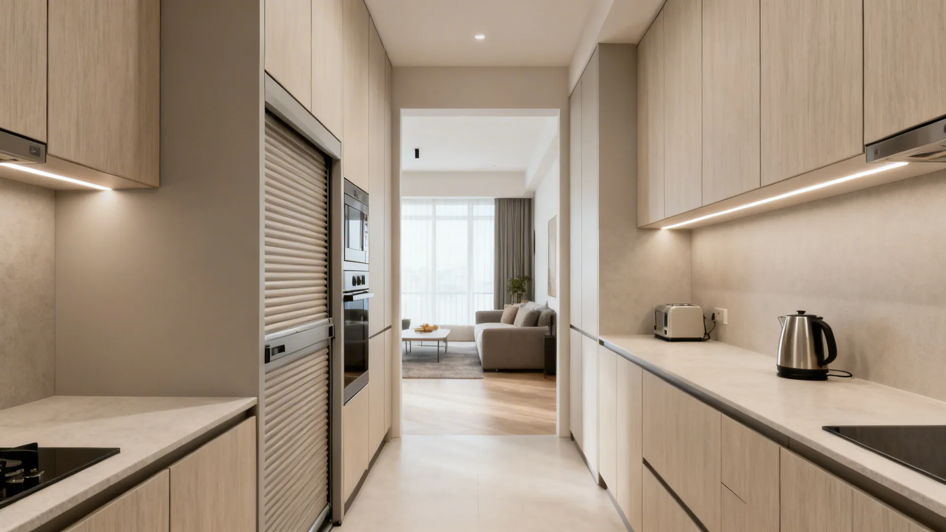 Minimalist storage that actually hides the mess