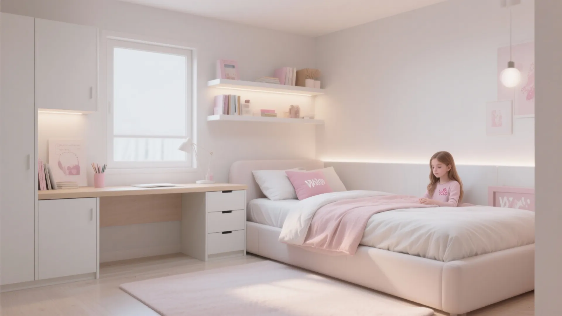 Minimalist Study Haven