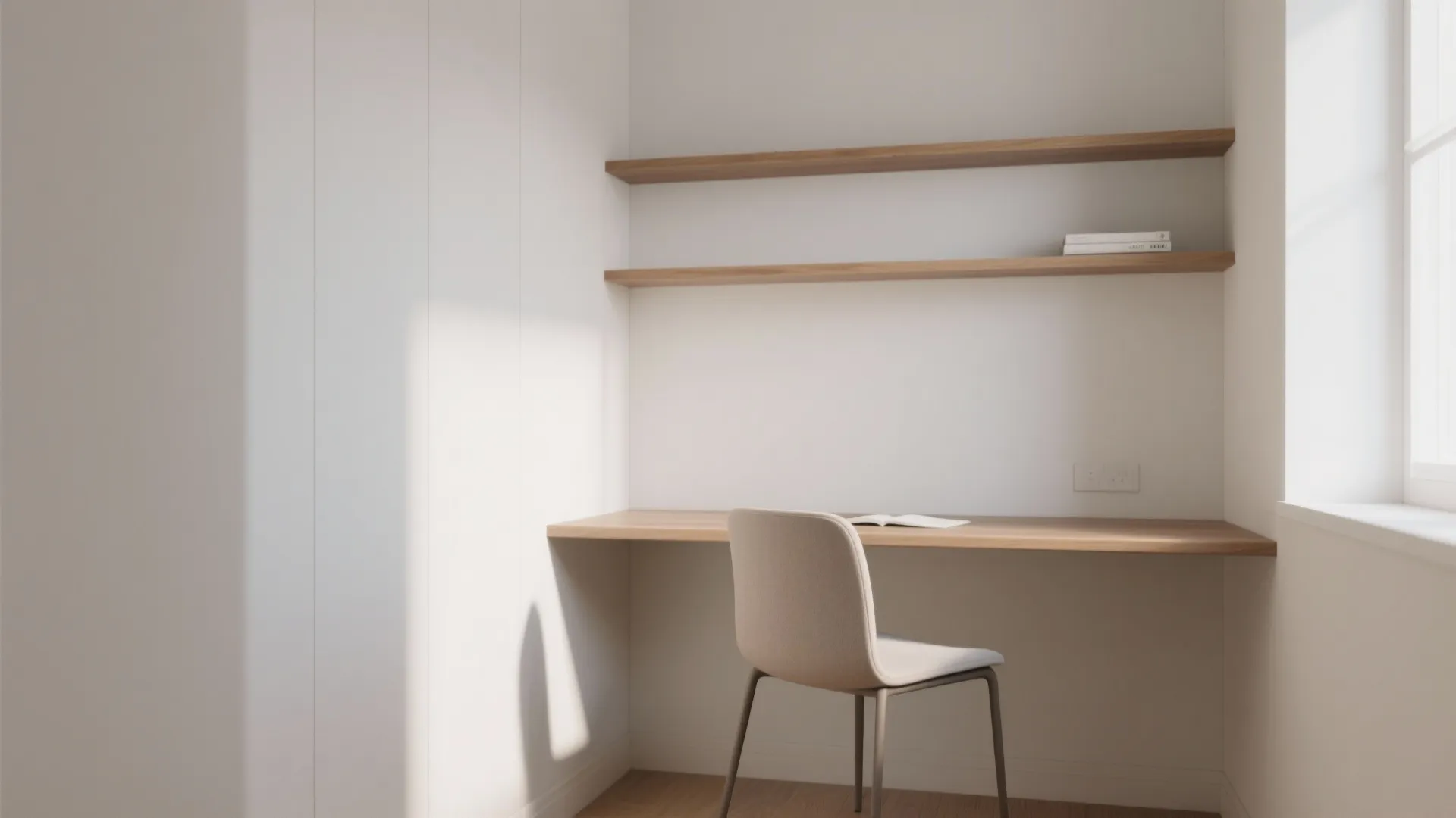 Minimalist Study Nook