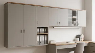 Modern Home Office with Smart Storage Solutions