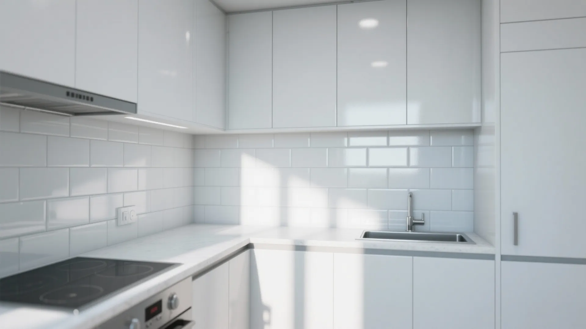 1. Minimalist Subway Tiles