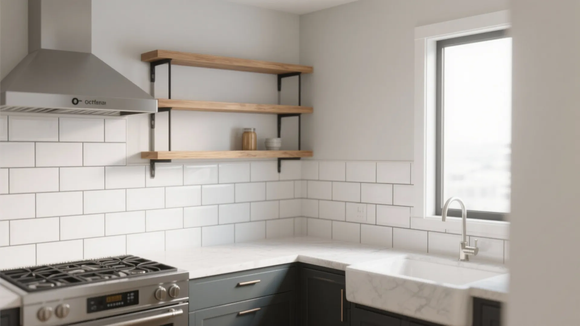 1. Minimalist Subway Tiles