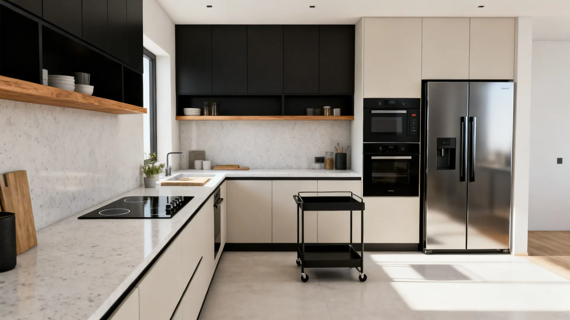 Minimalist appliance suite for tiny kitchens