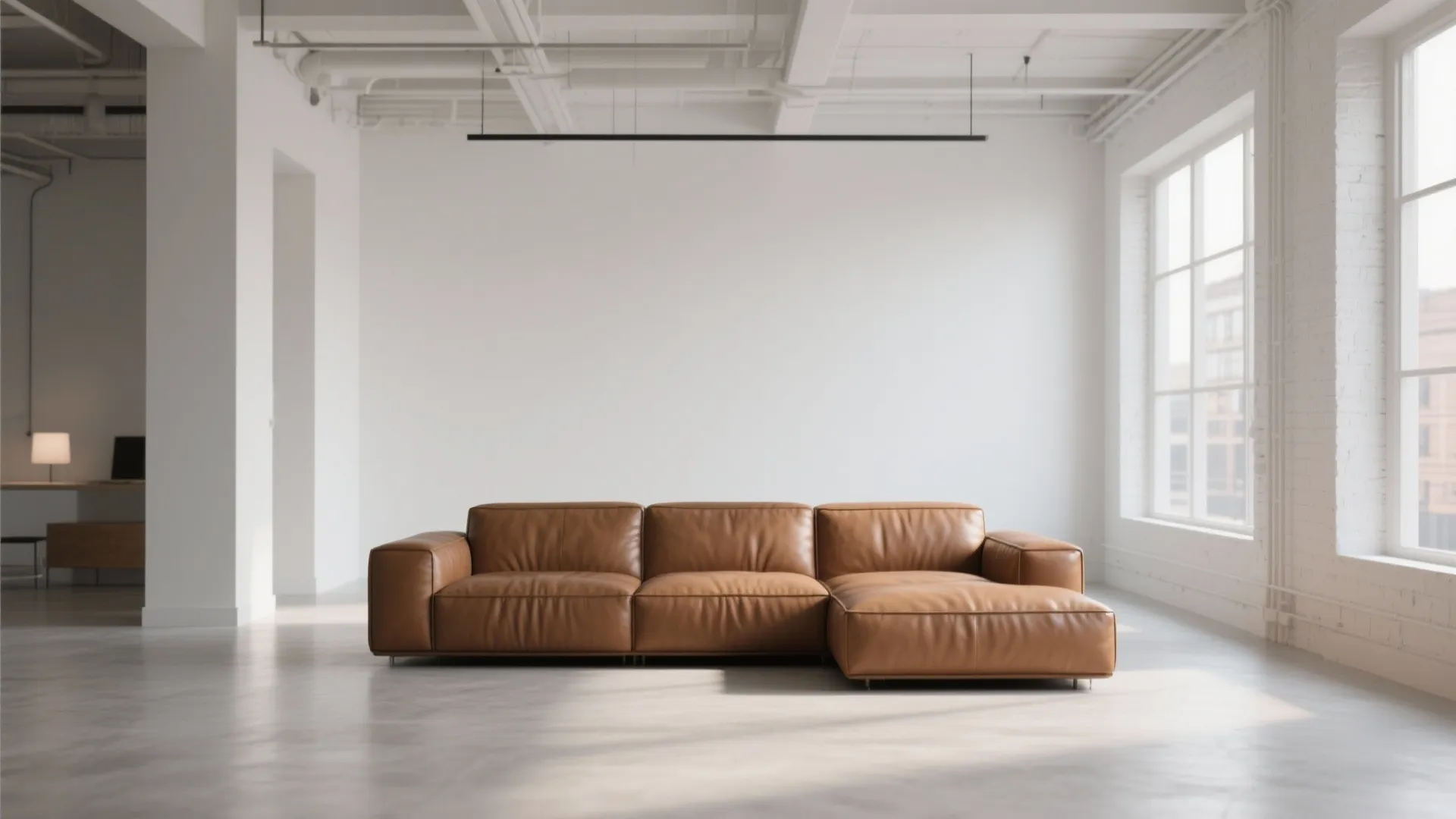 1. Minimalist Leather and Neutral Tones