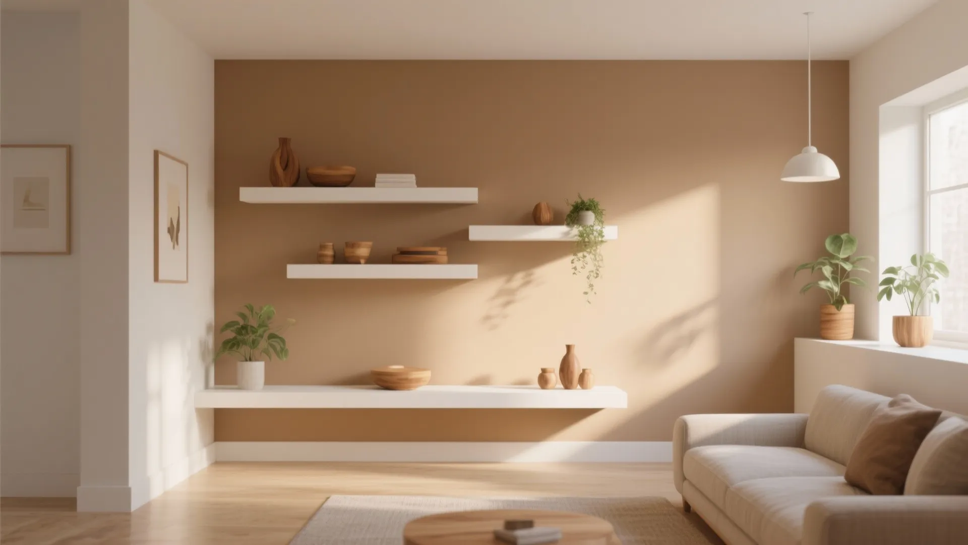 1. Minimalist Shelving for Calm Spaces