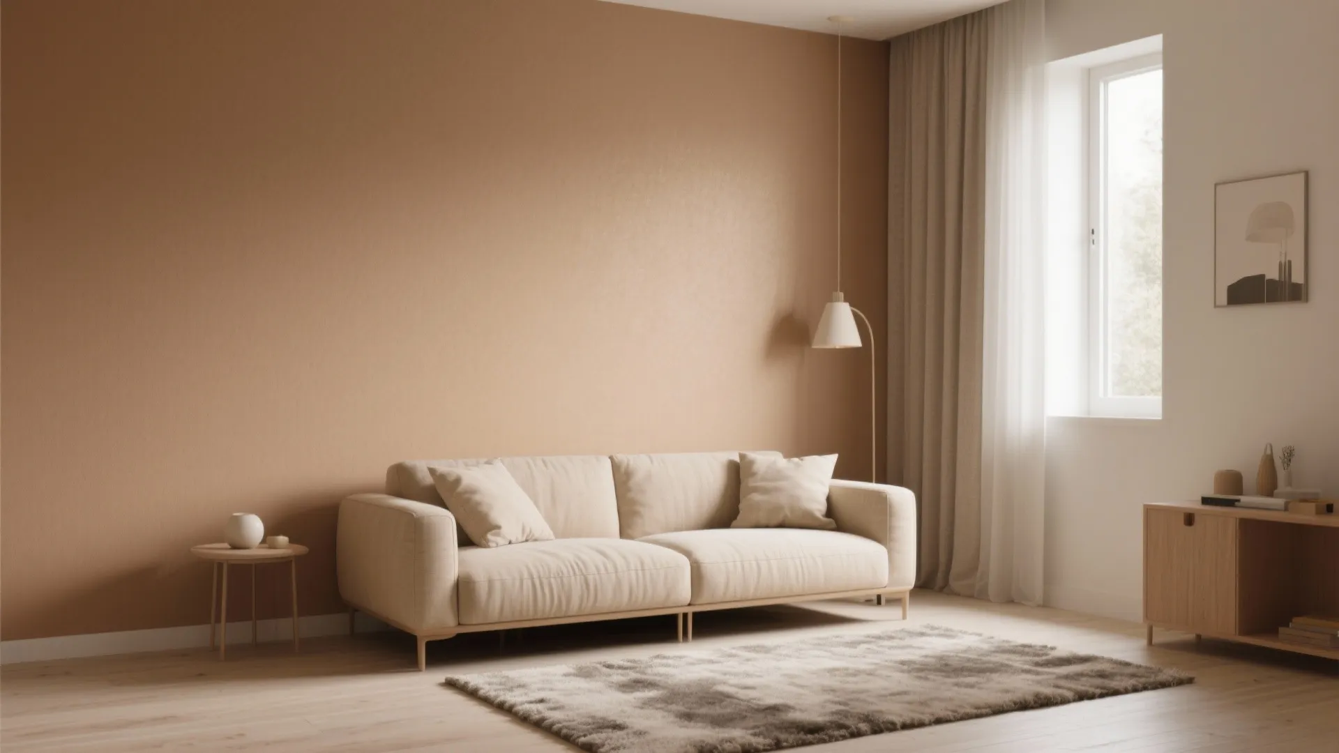 1. Minimalist Tan Palette with Layered Textures