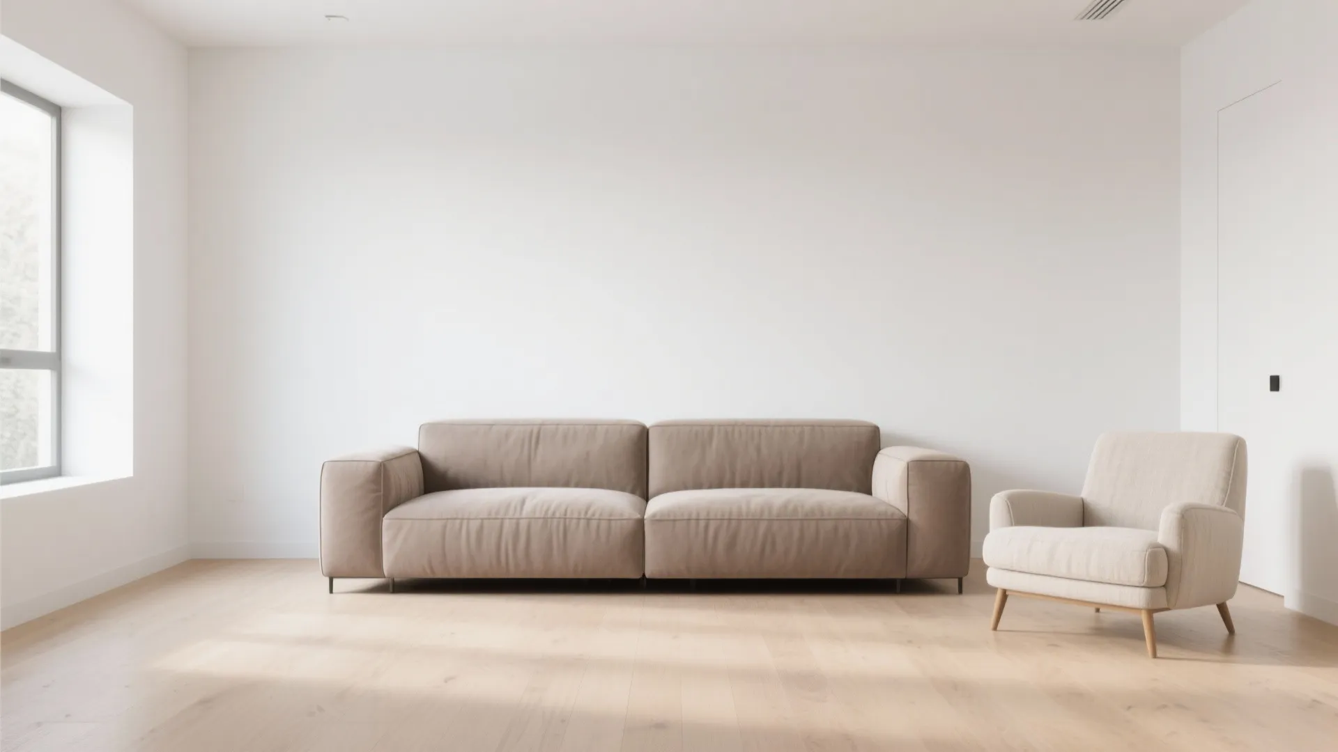 1. Minimalist Taupe and White Palette