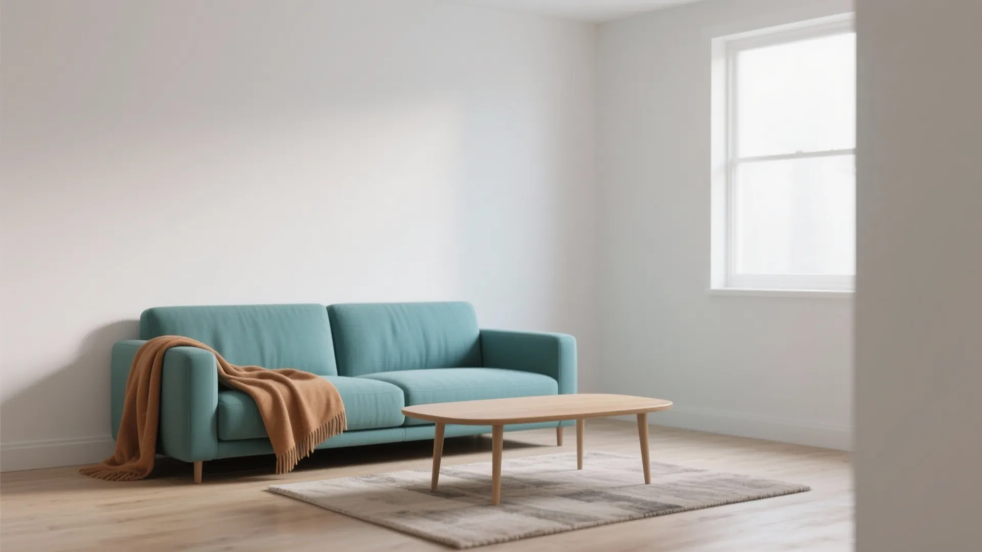 1. Minimalist Setting with a Pop of Teal