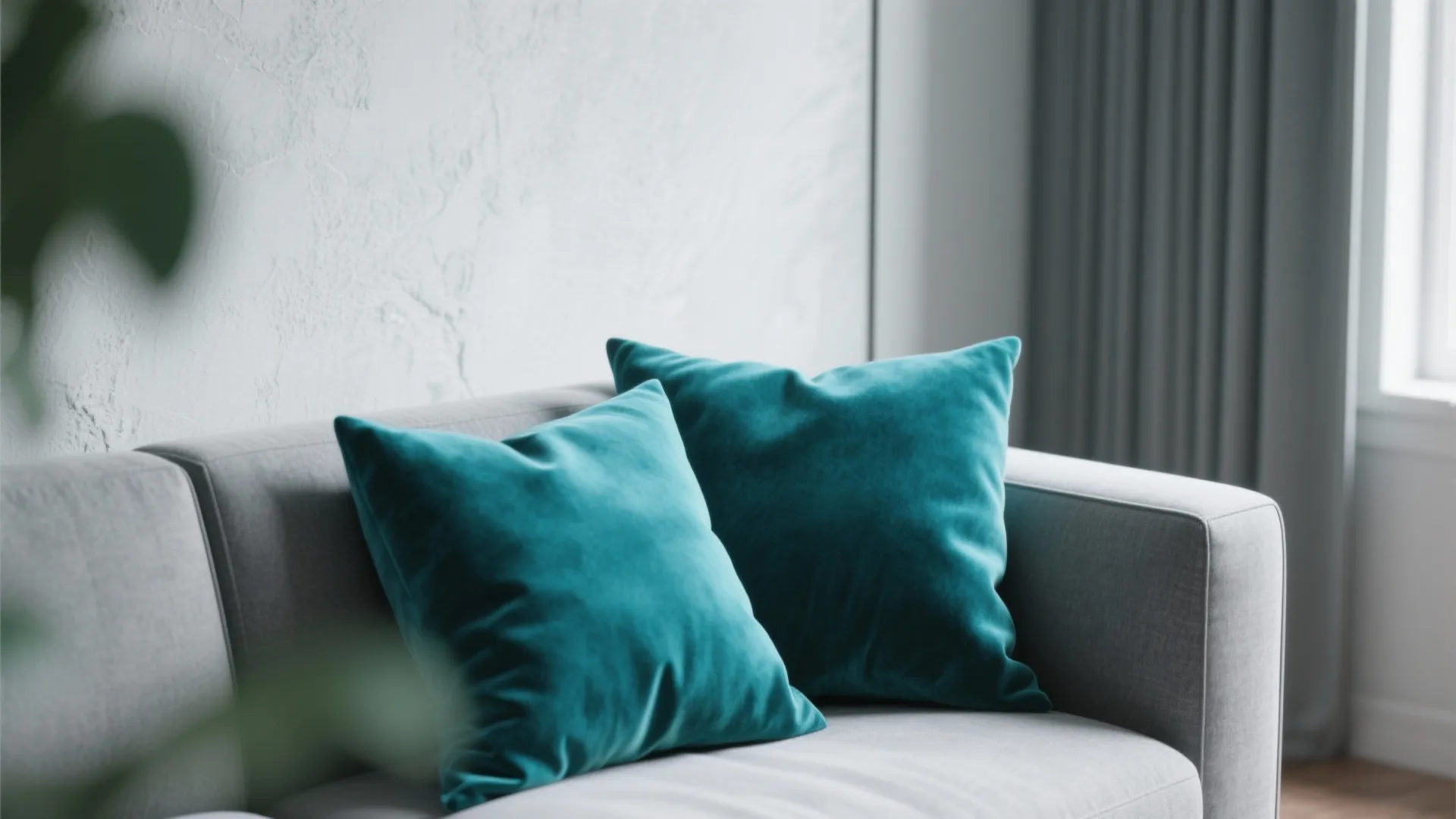 1. Minimalist Teal Accents