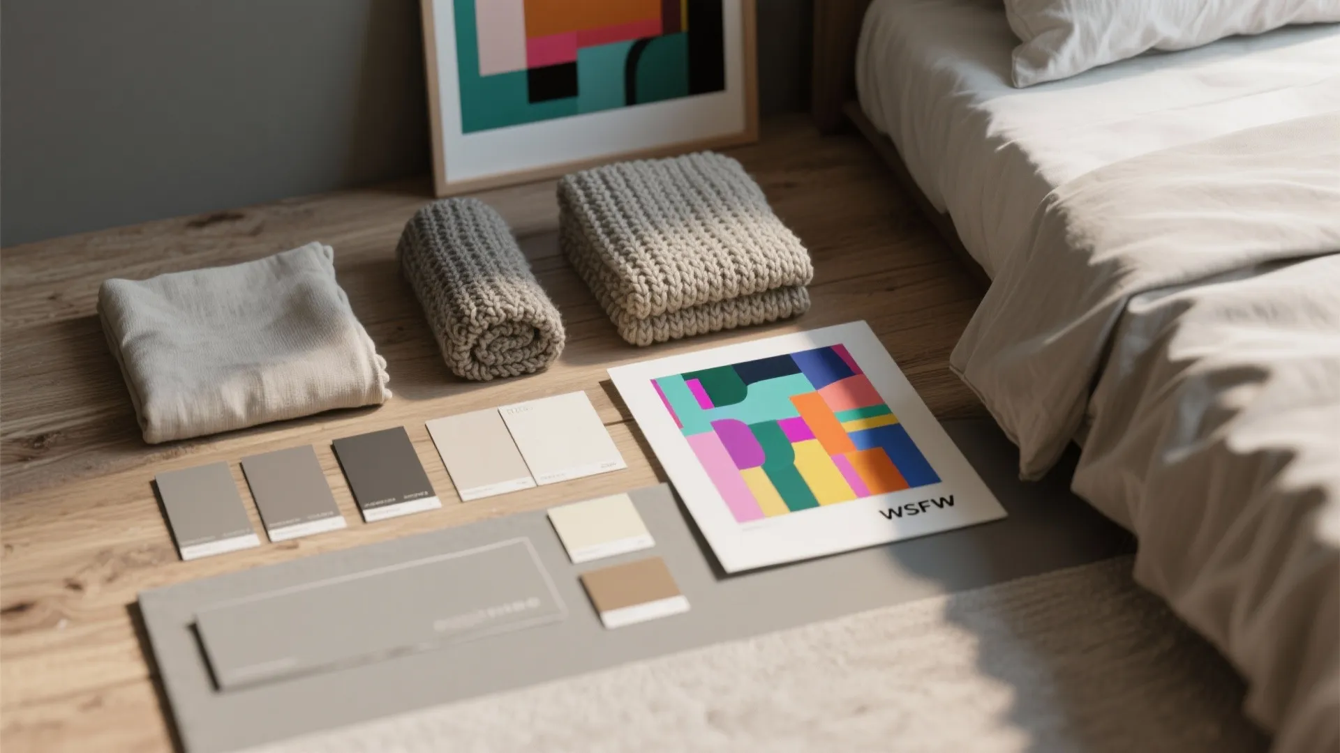 1. Minimalist Palette with Texture Play