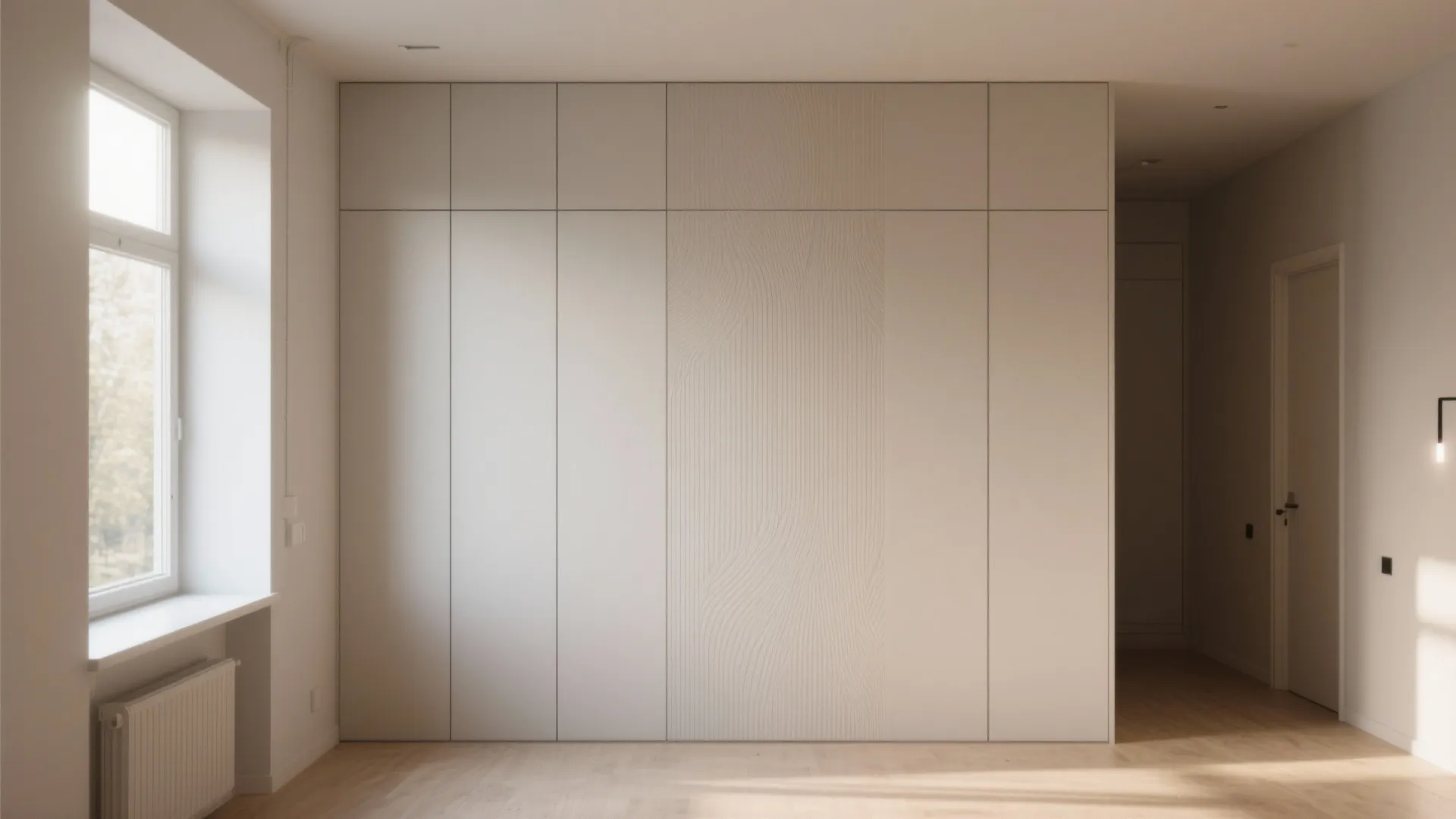 1. Minimalist Textured Panels