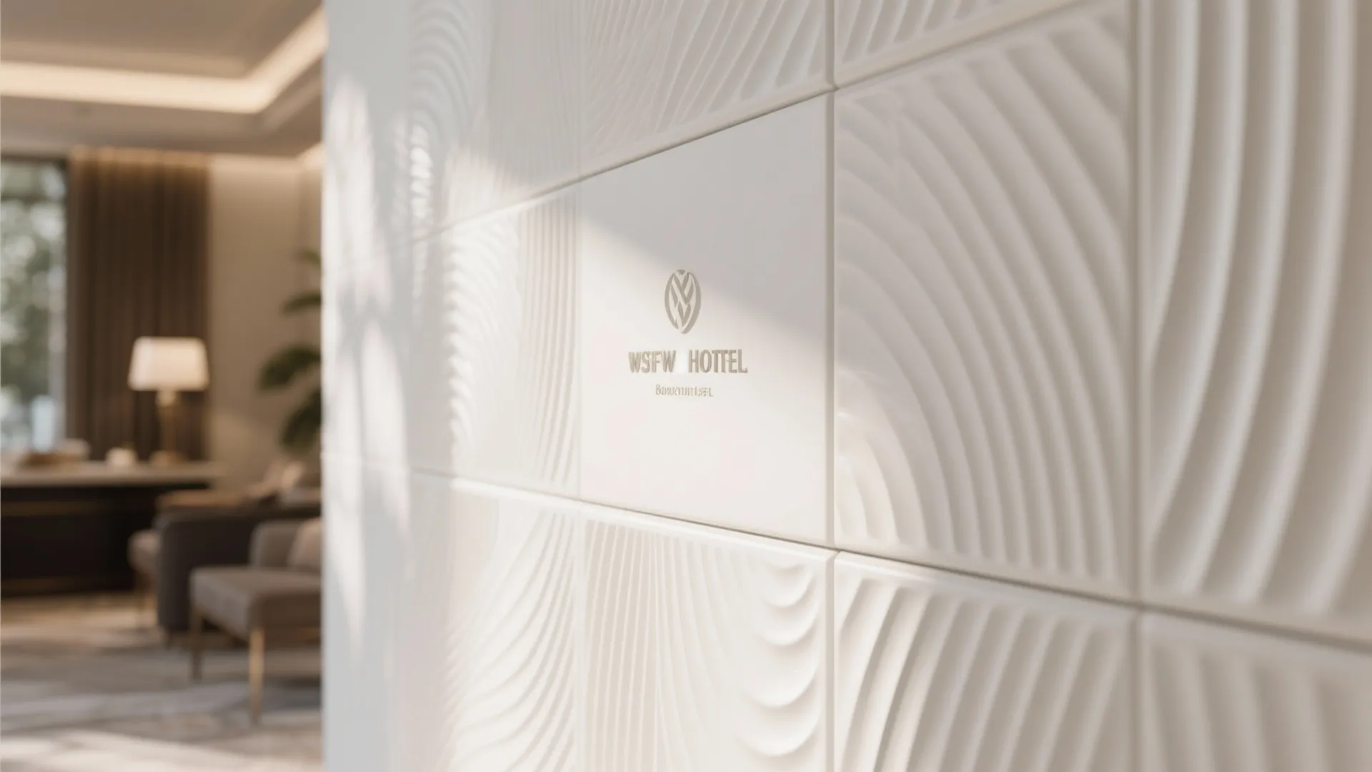 1. Minimalist Textured Panels