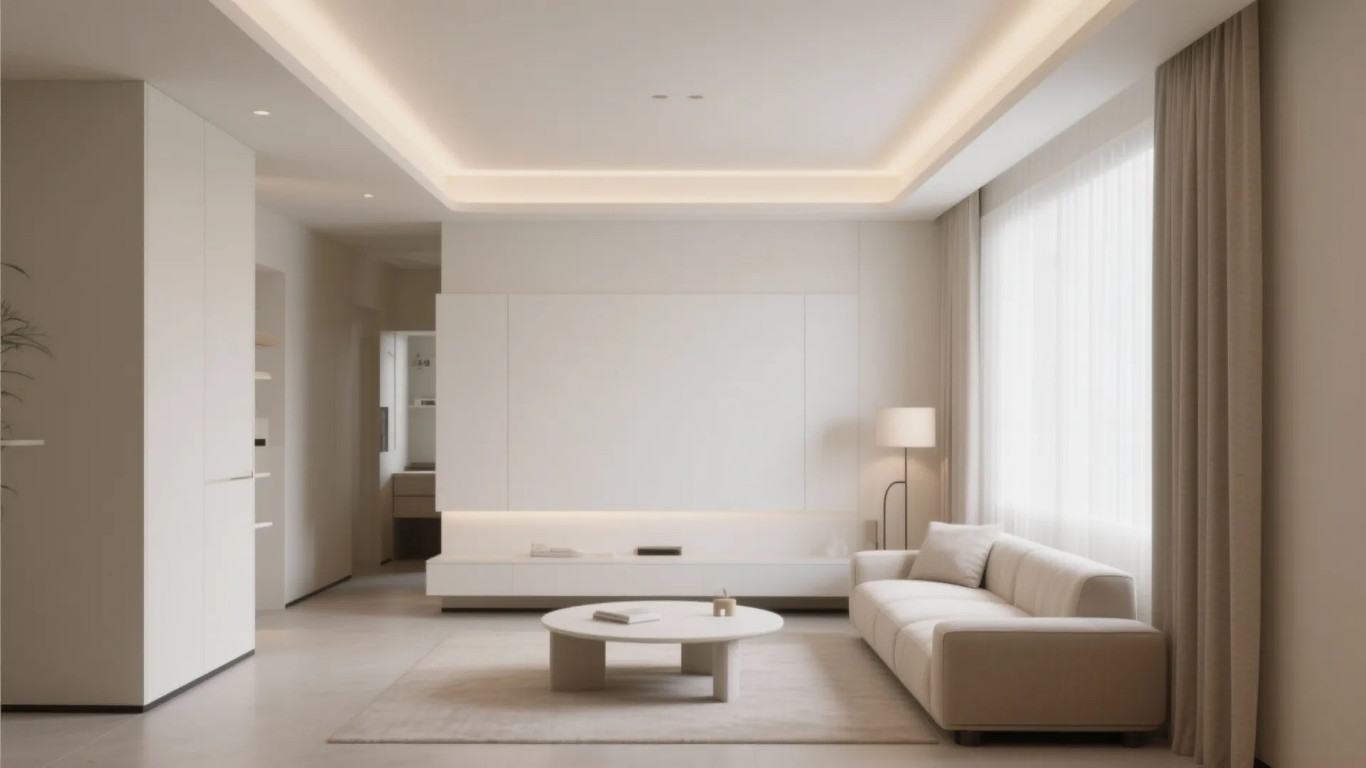 Minimalist Tray Ceiling