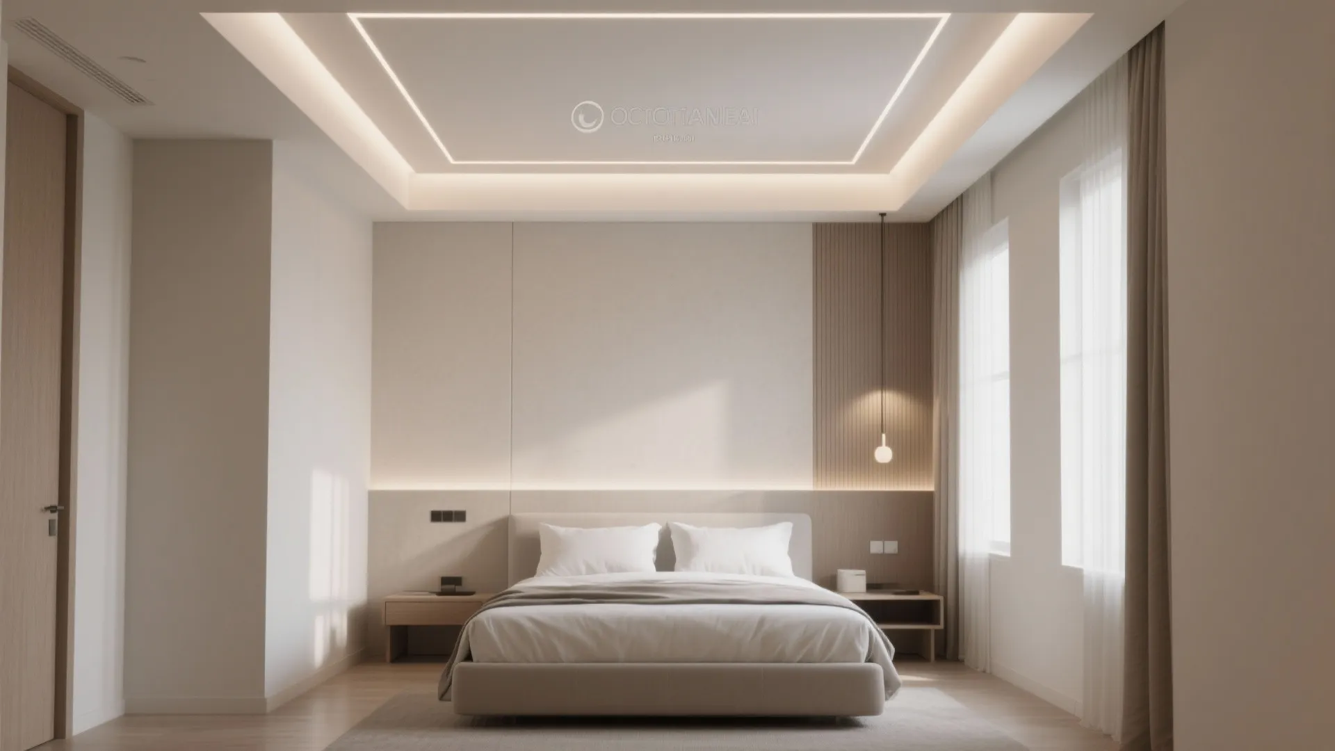 Minimalist Tray Ceiling