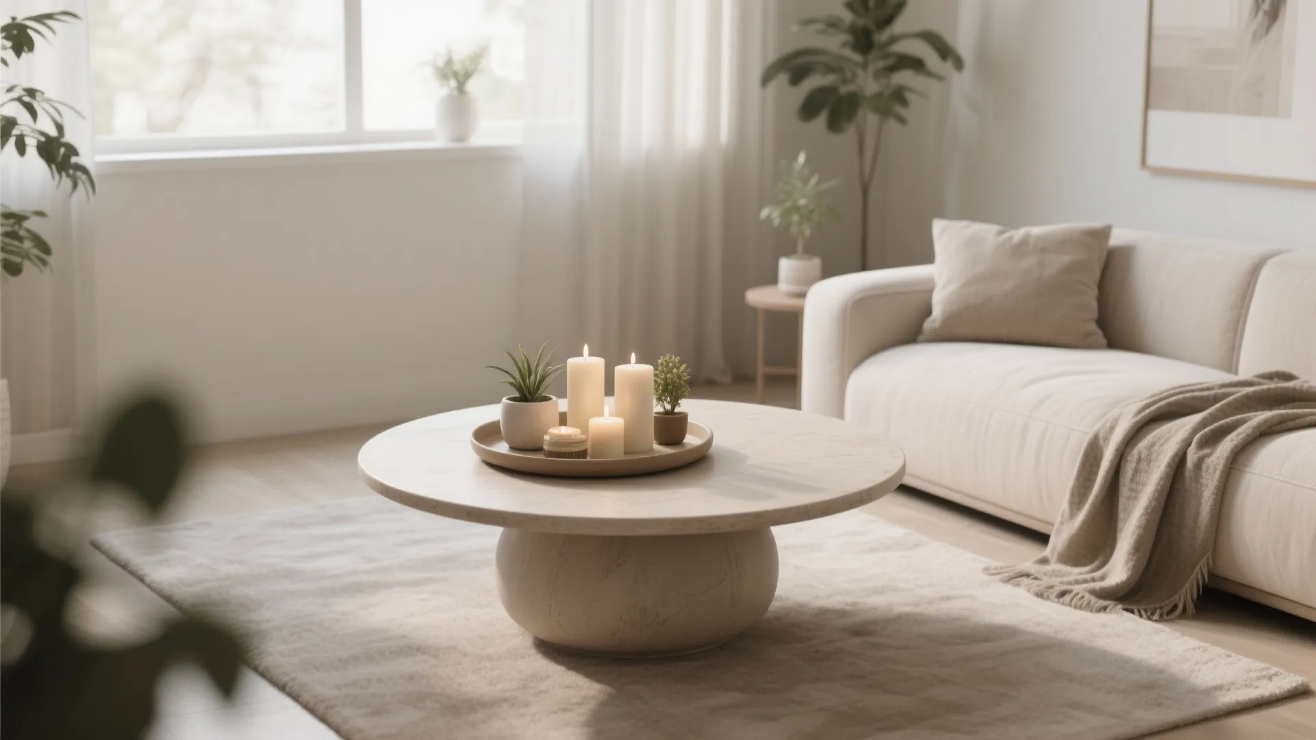 1. Minimalist Tray Styling