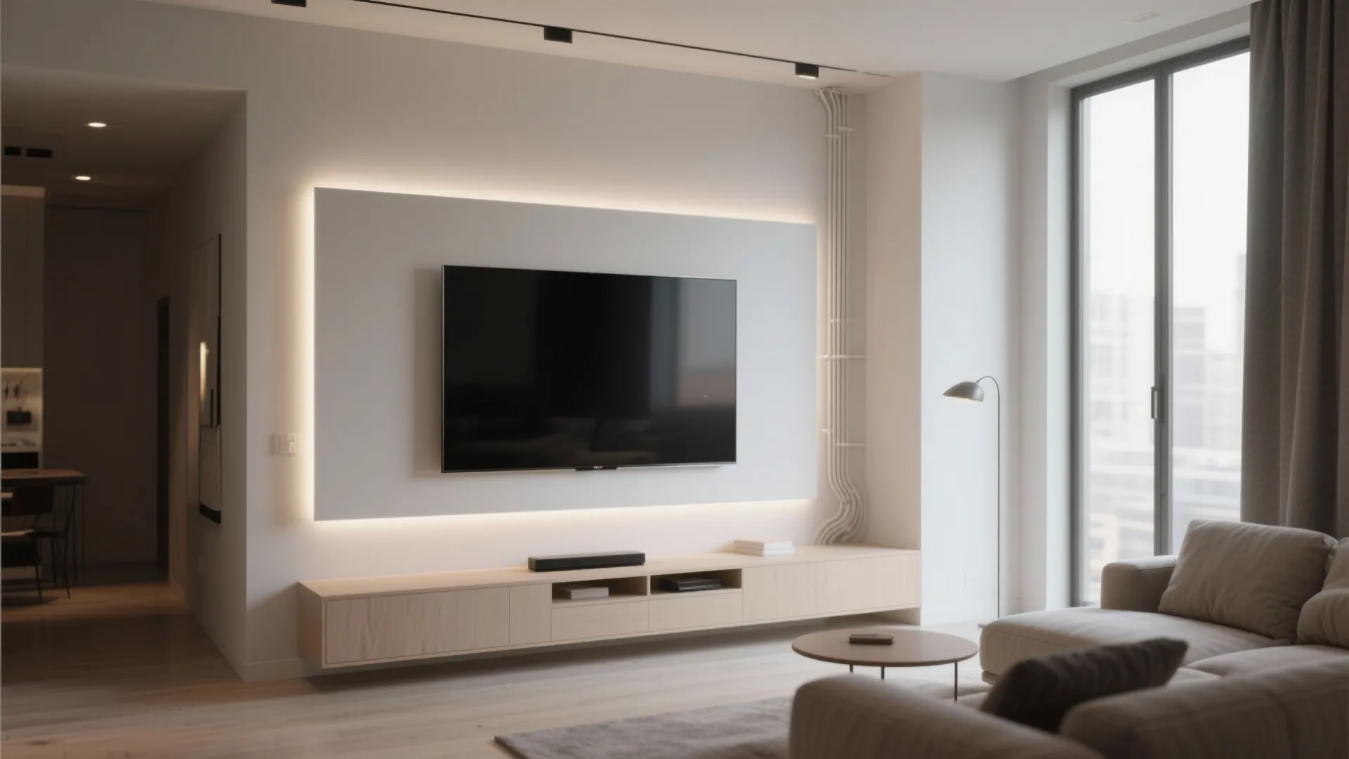 Minimalist Floating Panel Design