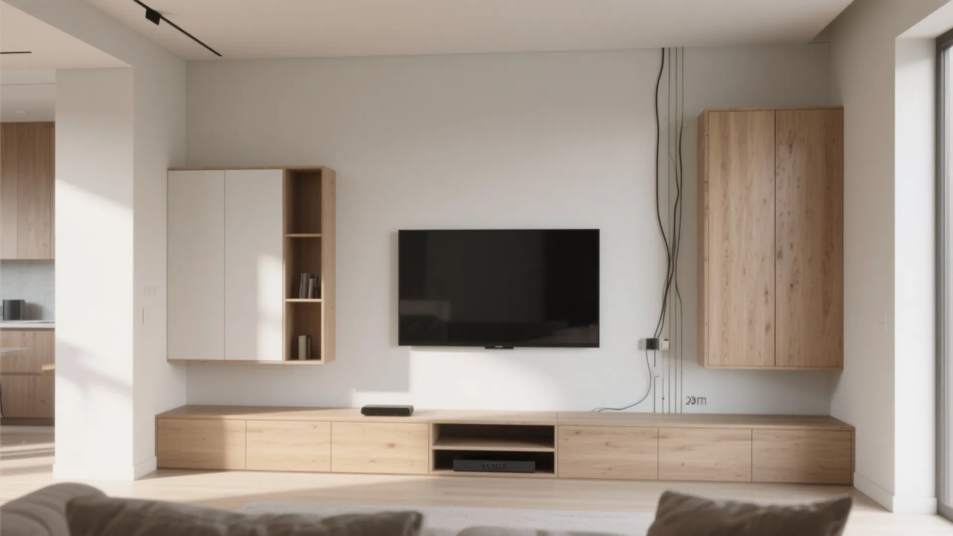 Minimalist TV Wall Design