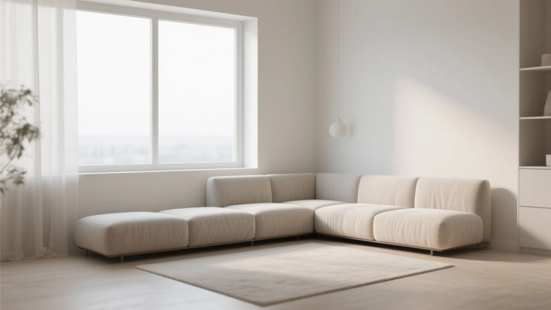 1. Minimalist Upholstered Bench