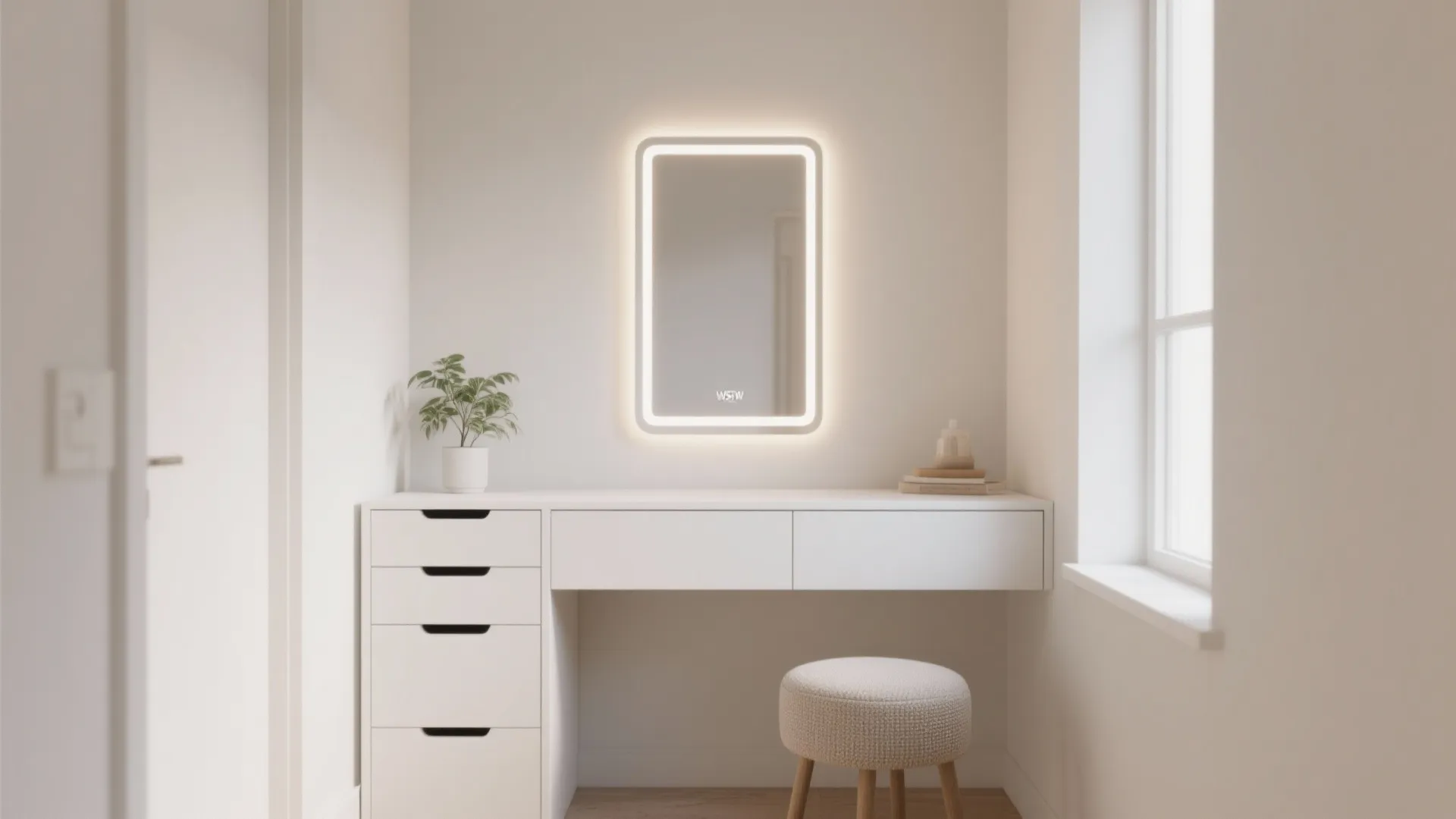 Minimalist Vanity Setup