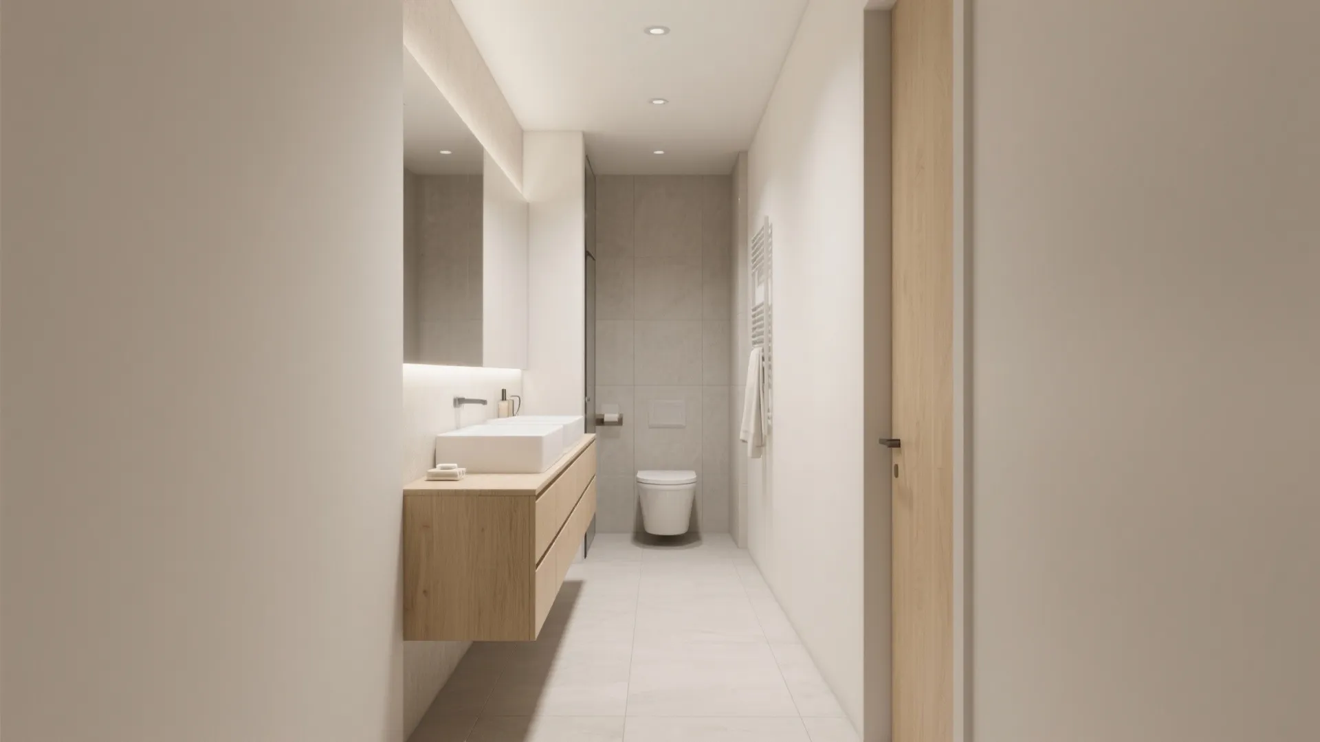 Minimalist Vanity Storage