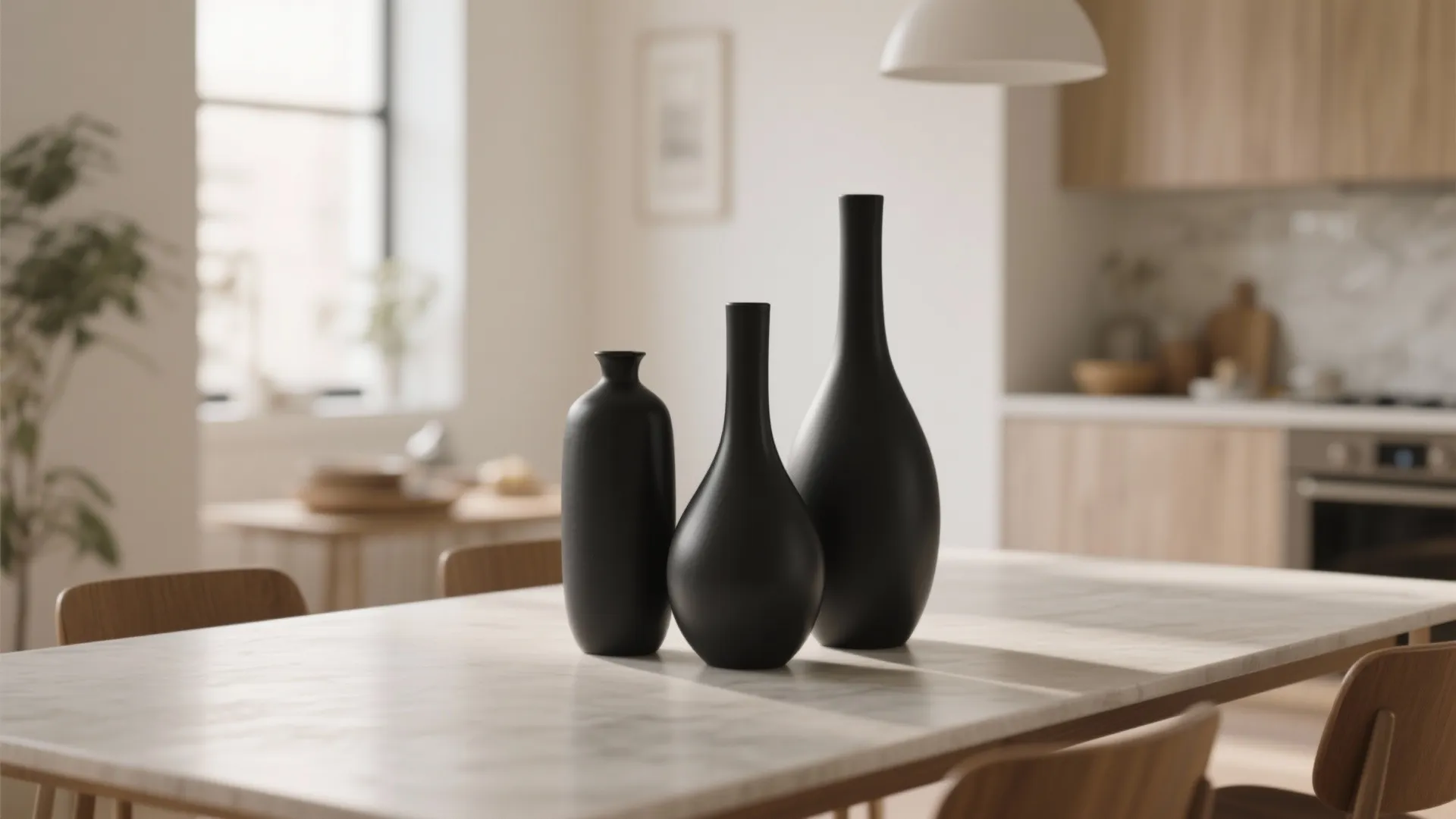 9. Minimalist Vase Cluster