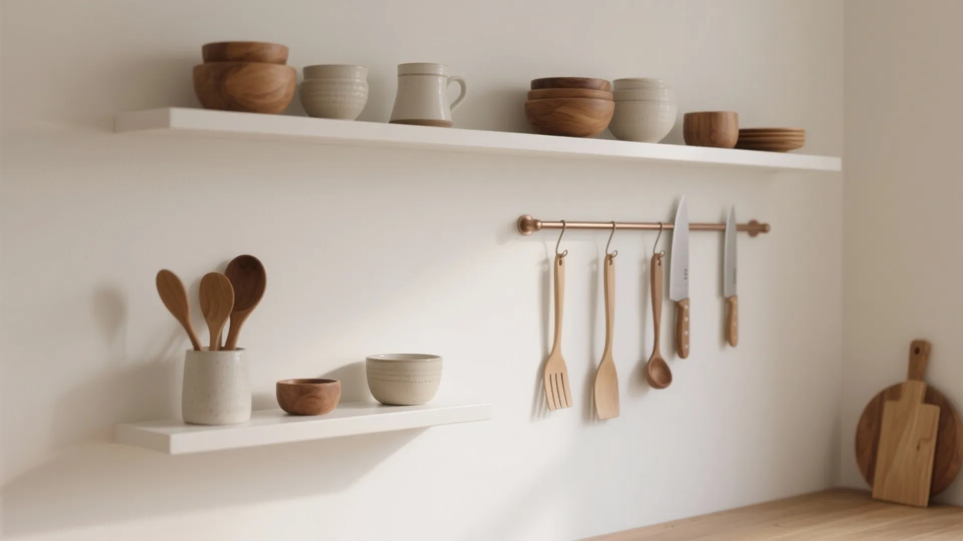 Minimalist Wall Storage That Doubles as Decor