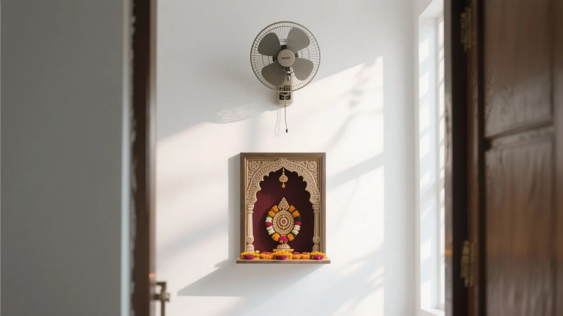 1. Minimalist Wall-Mounted Fans