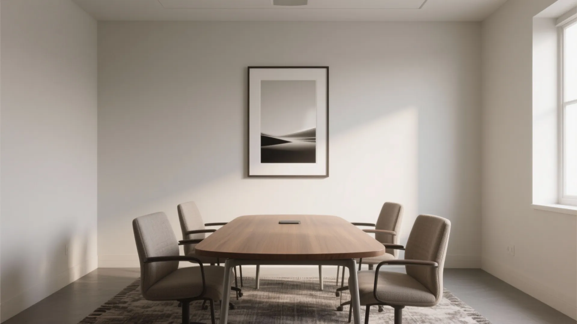 Minimalist walls, maximum focus