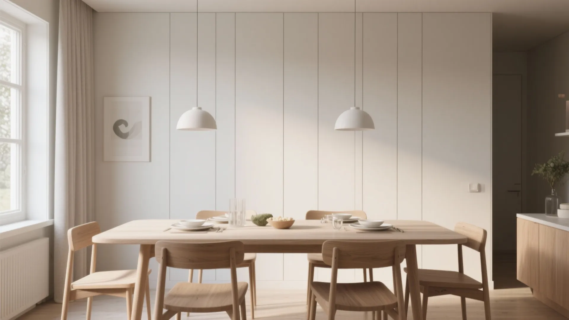 1. Minimalist Wall Paneling