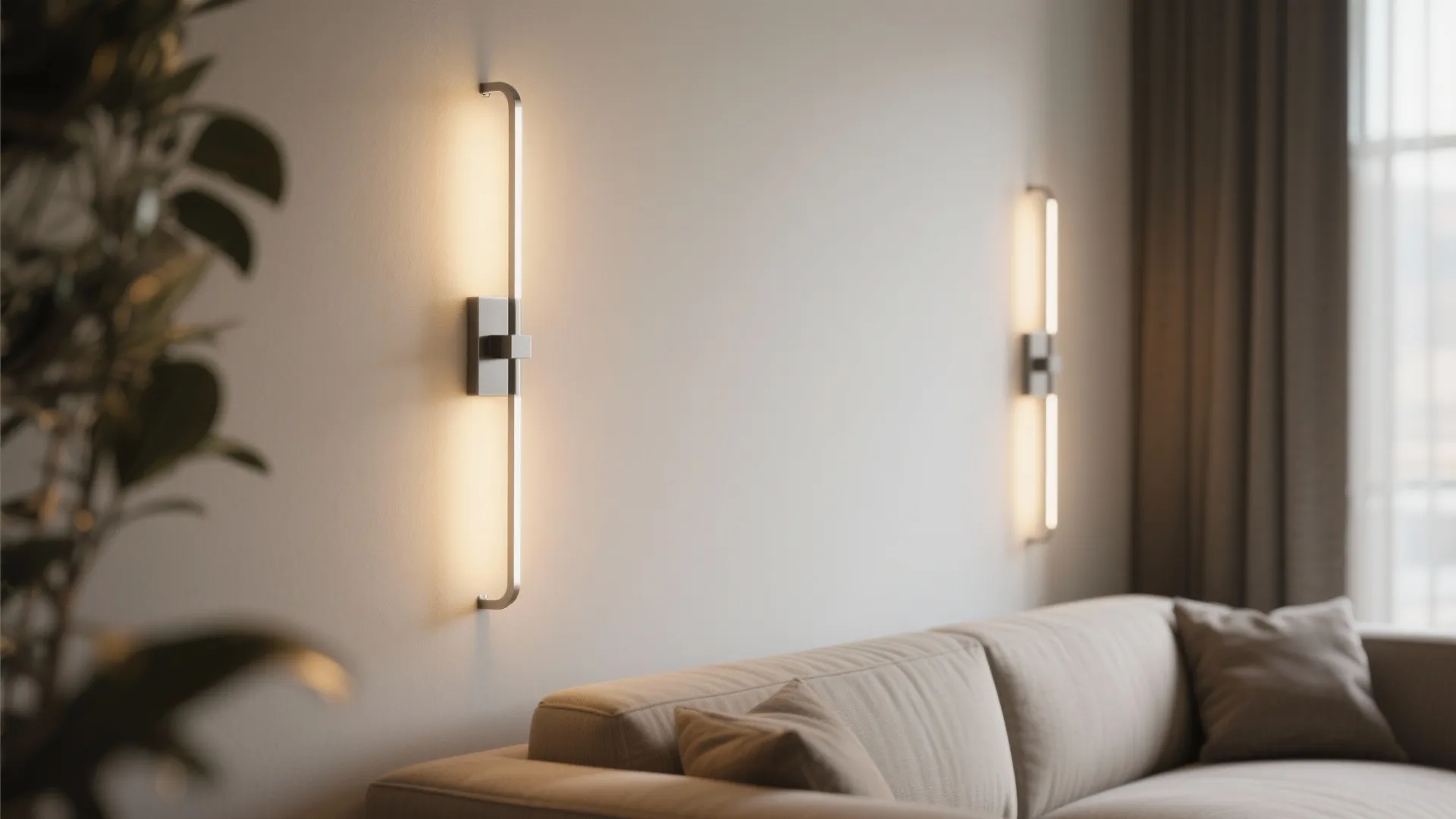 Minimalist wall sconces