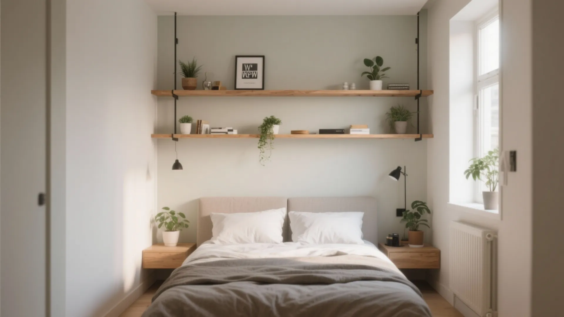 Minimalist Wall Shelving