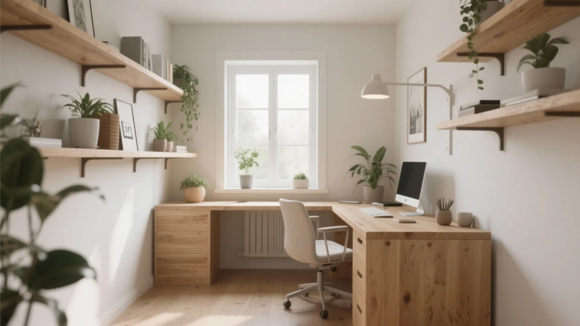 1. Minimalist Wall Shelving