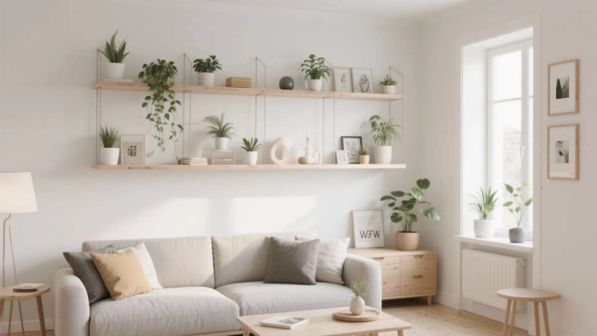 1. Minimalist Wall Storage