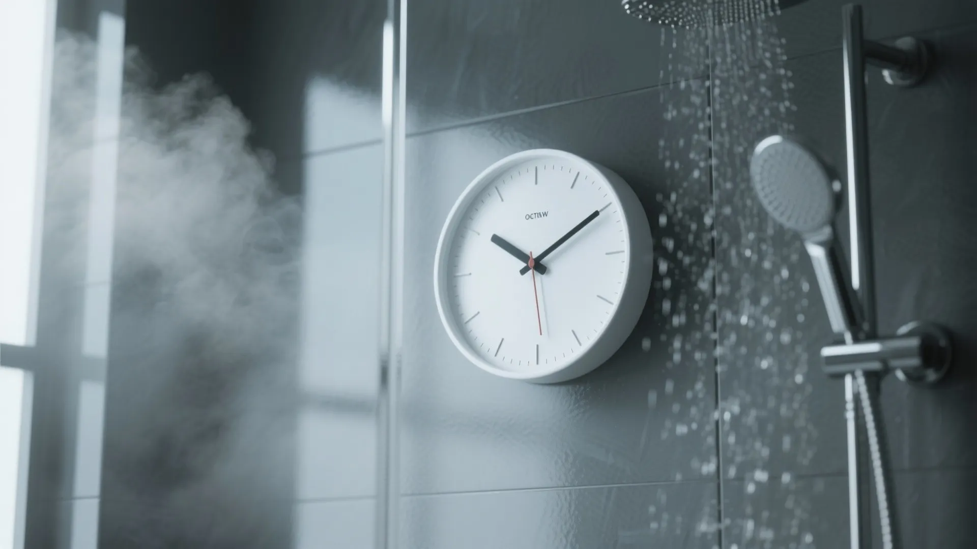 1. Minimalist Waterproof Clock