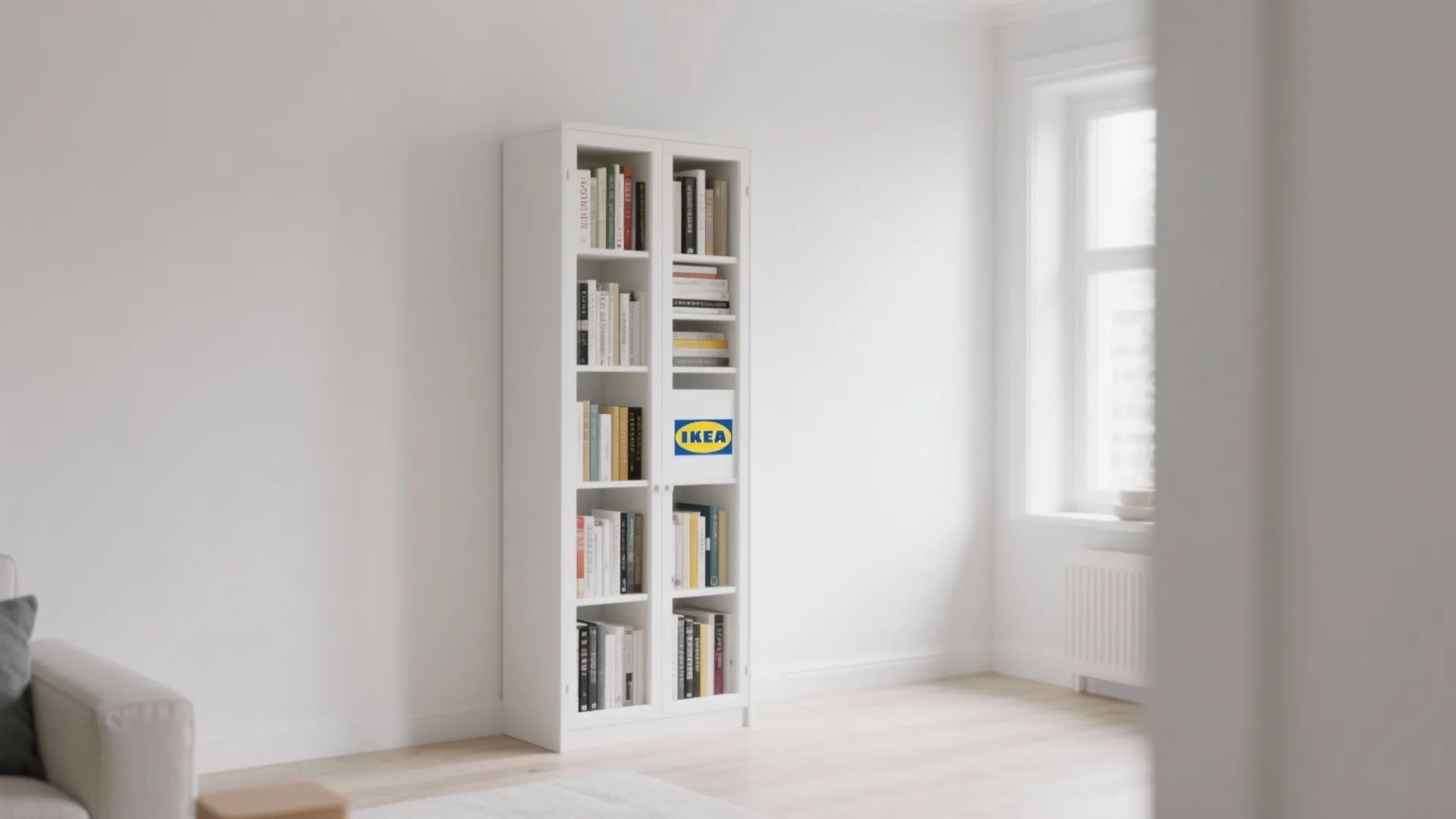 1. Minimalist White Styling