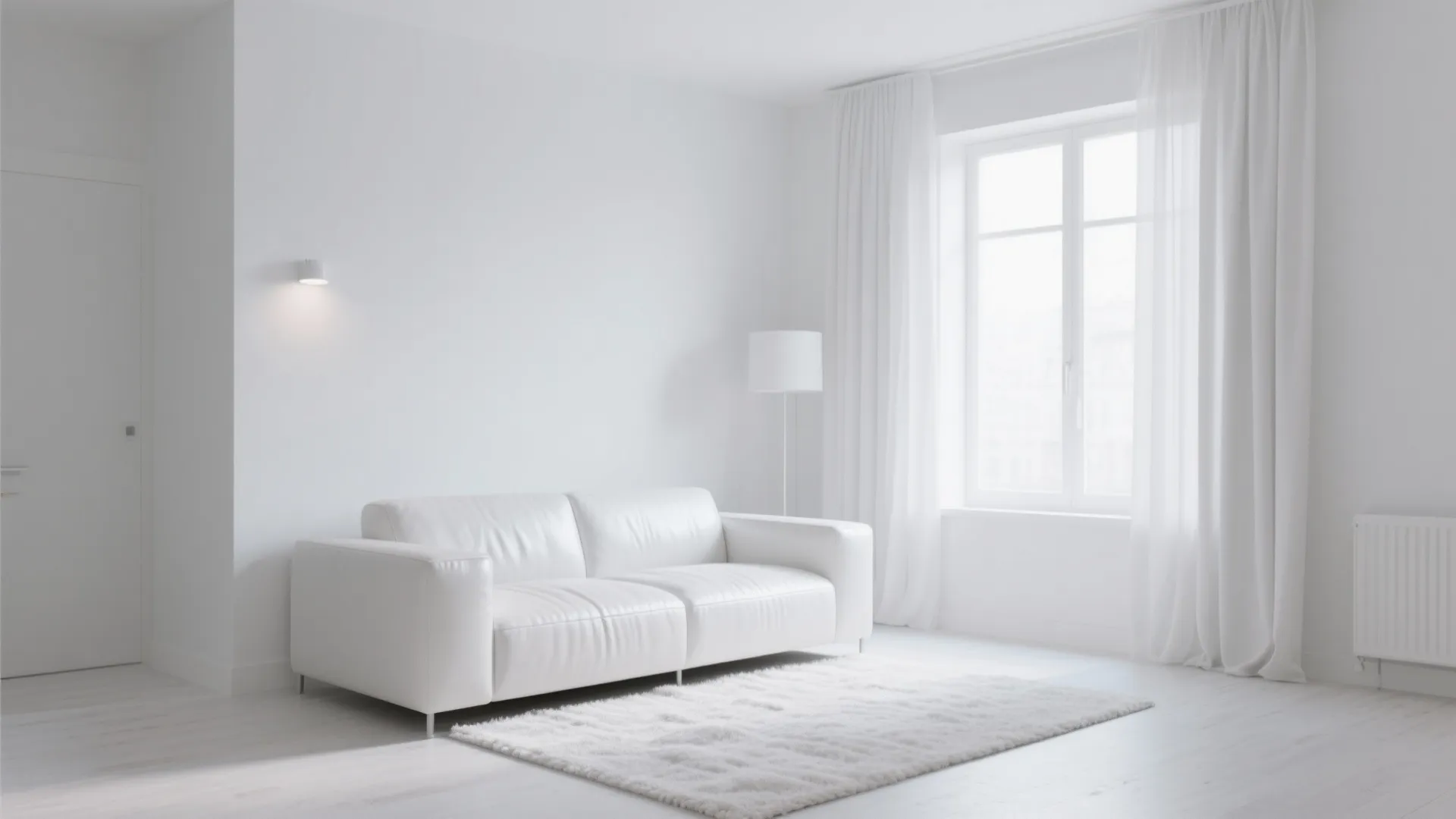 1. Minimalist White-on-White Palette