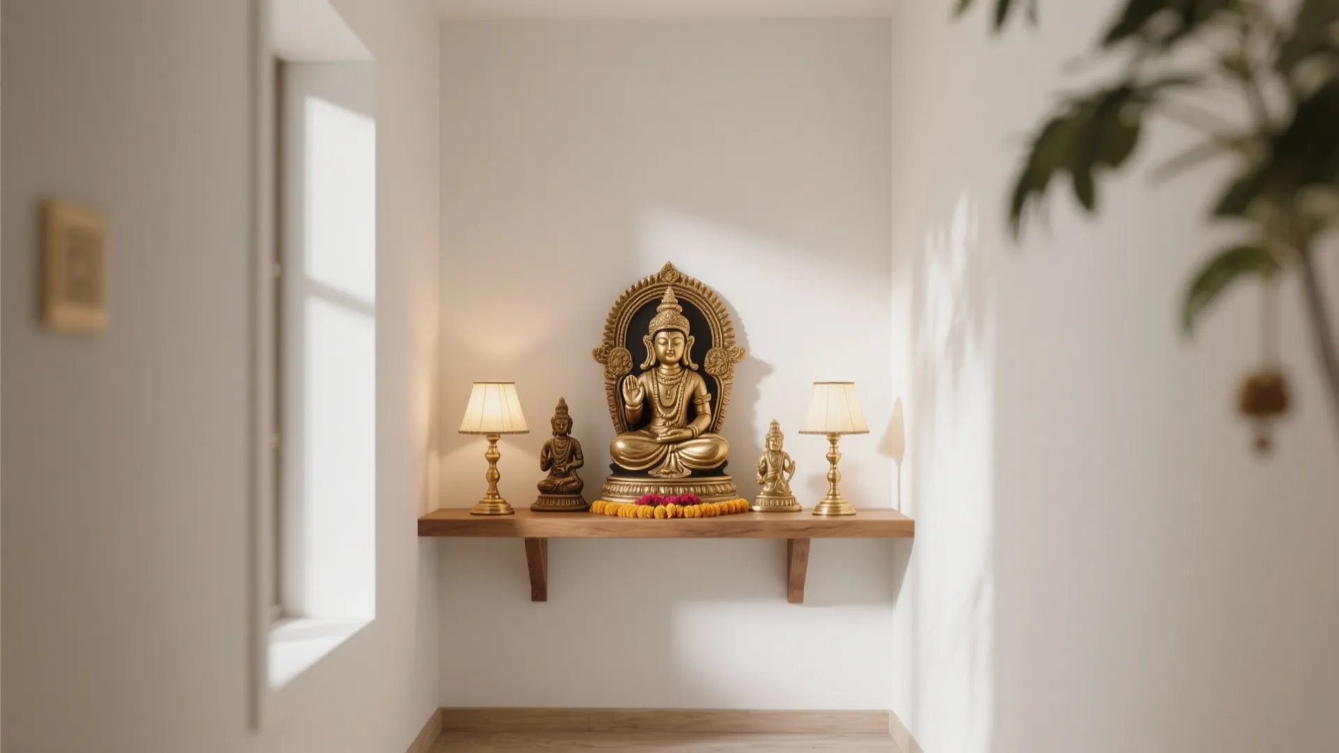 Minimalist White Backdrop