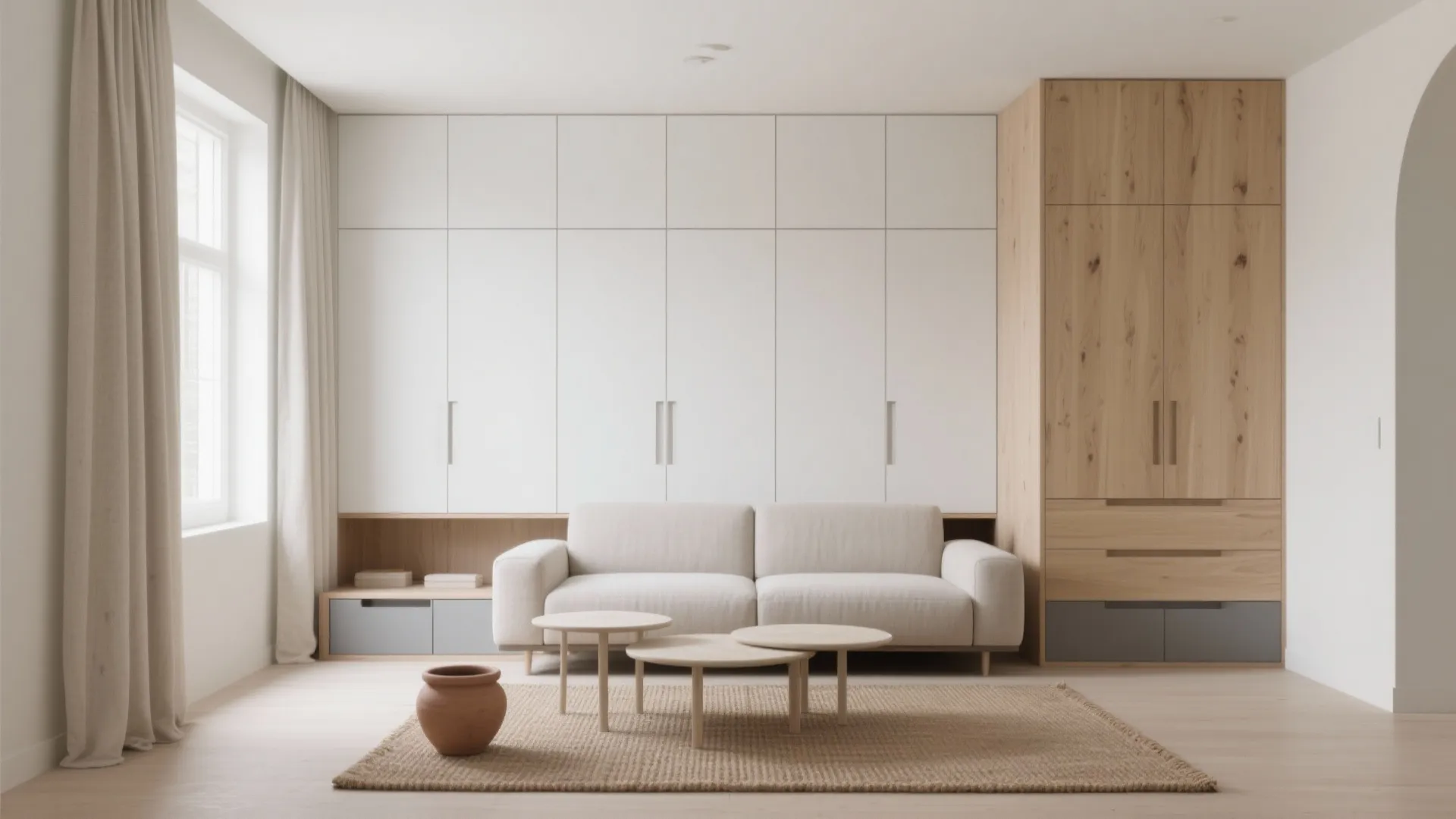 Minimalist Calm with Hidden Storage