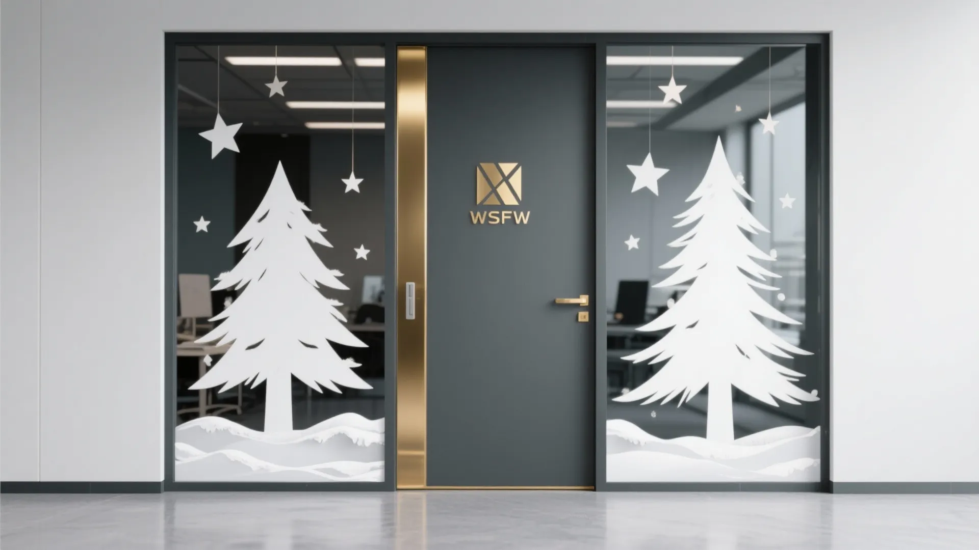 9. Minimalist Winter Wonderland