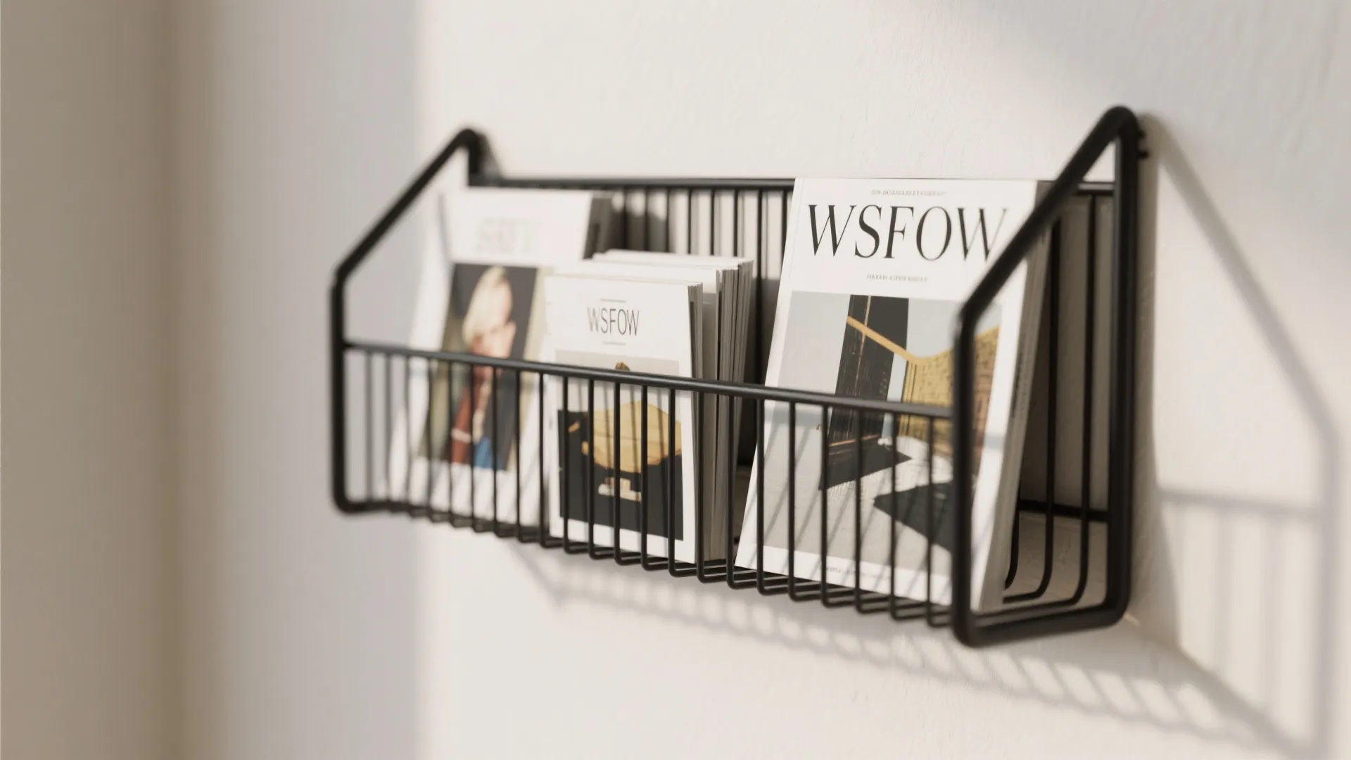 Minimalist Wire Rack Elegance