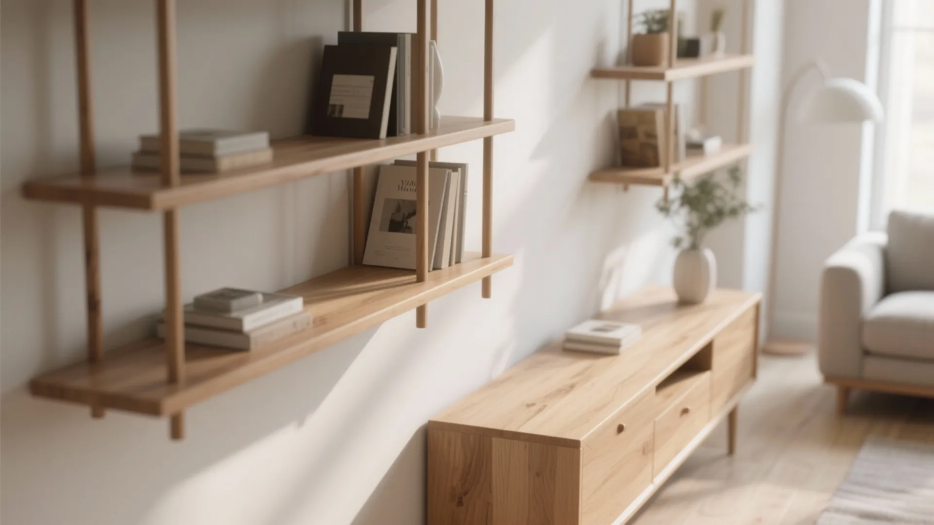 Minimalist Wooden Accents