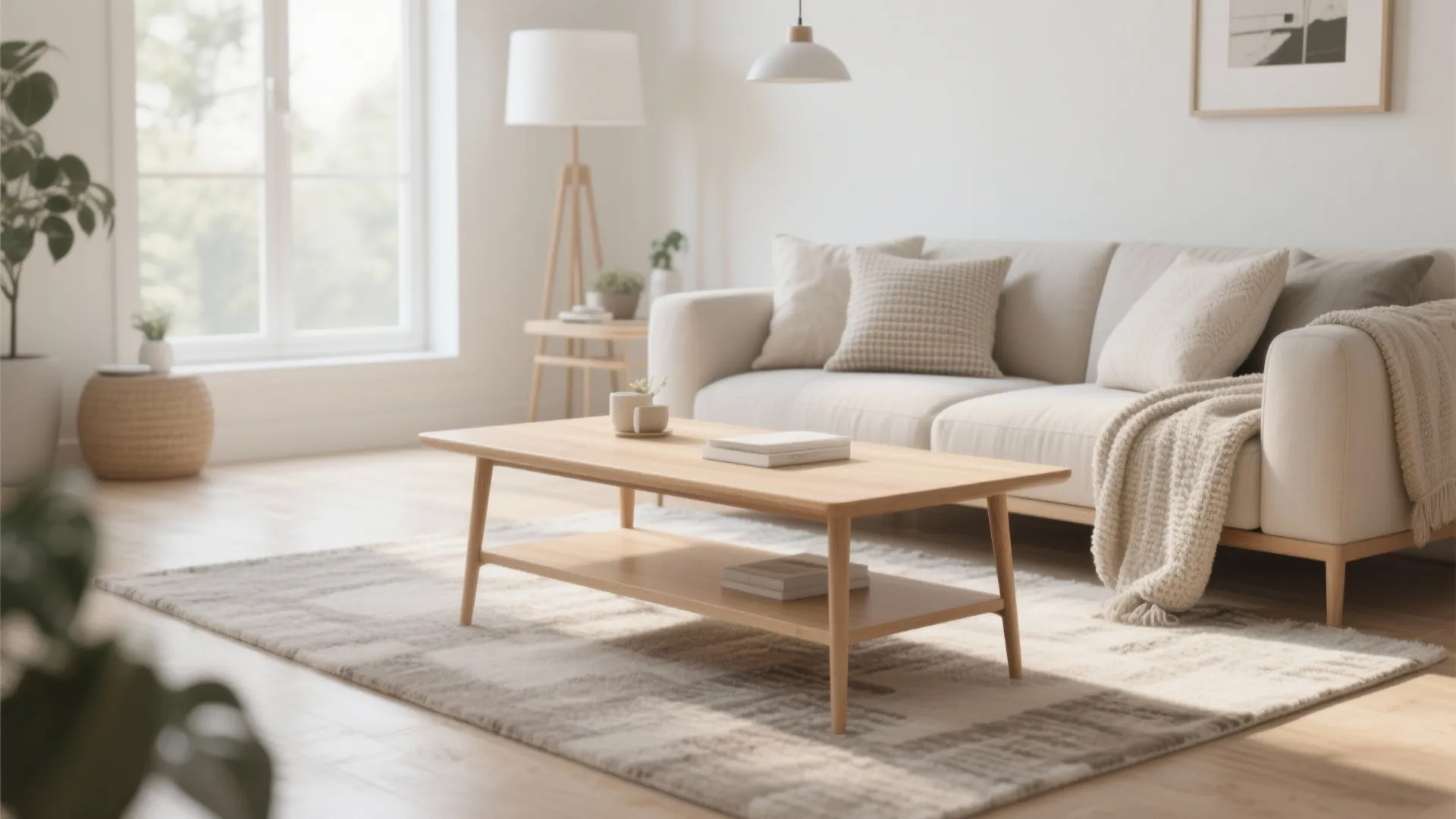 Minimalist wood finish