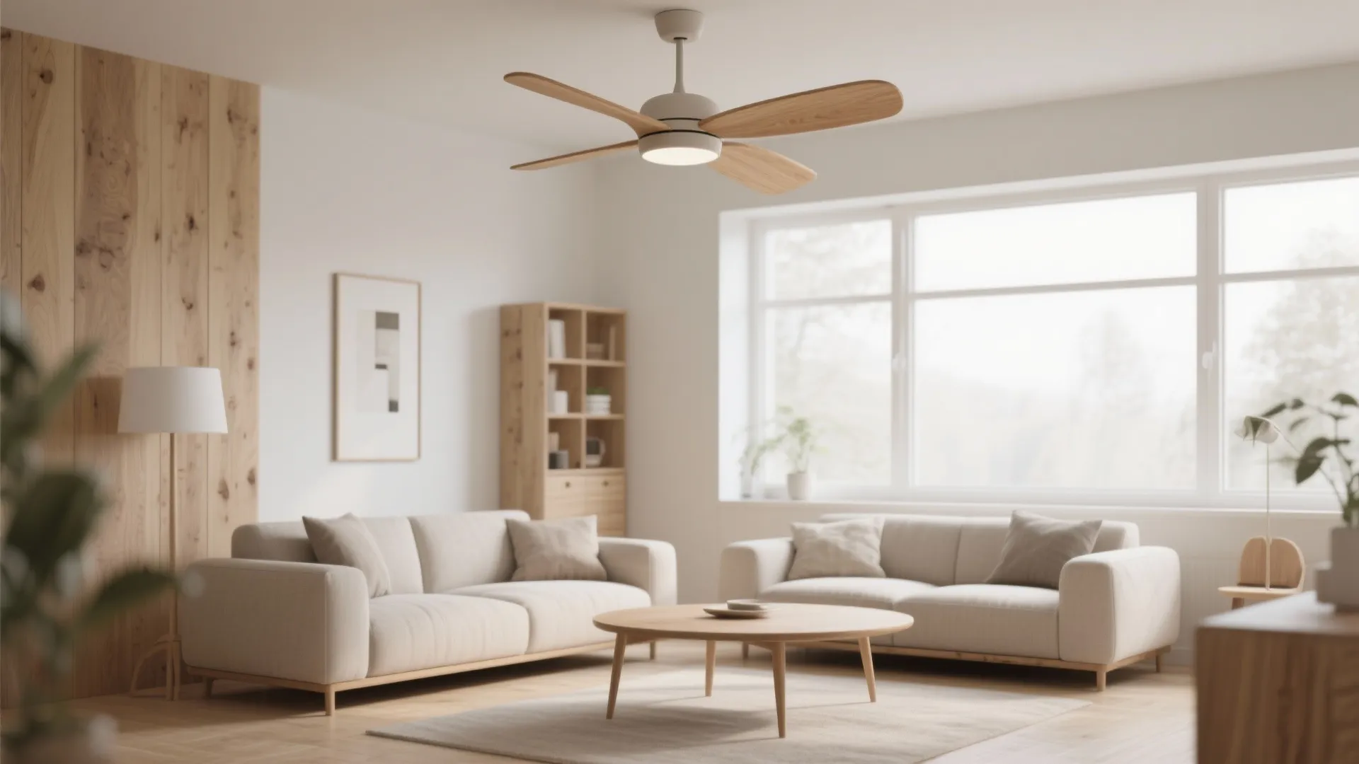 1. Minimalist Wooden Blade Design