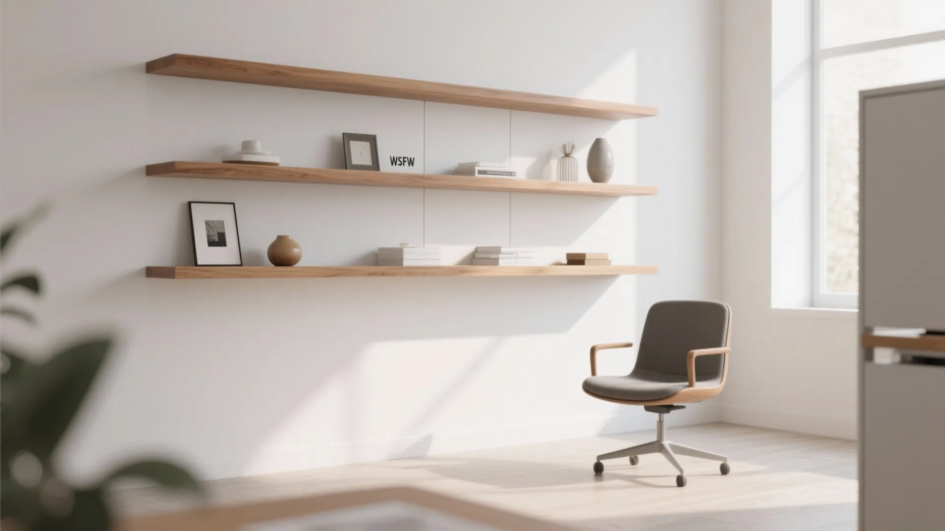 1. Minimalist Wood Finish